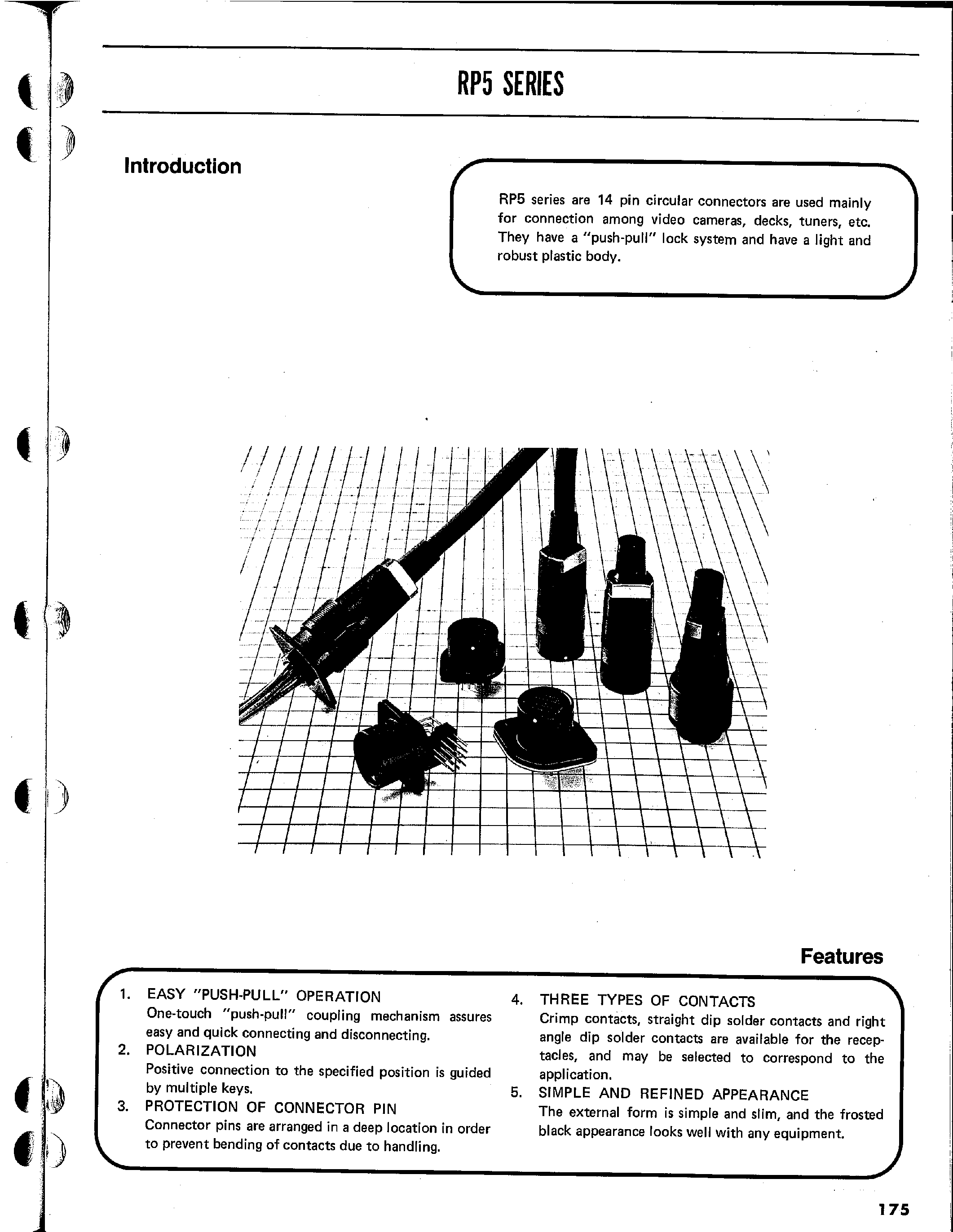 Datasheet RP5-19PB-14PC page 1 Datasheet RP5-19PB-14PC - RFCO-AXIAL CONNECTORS page 1