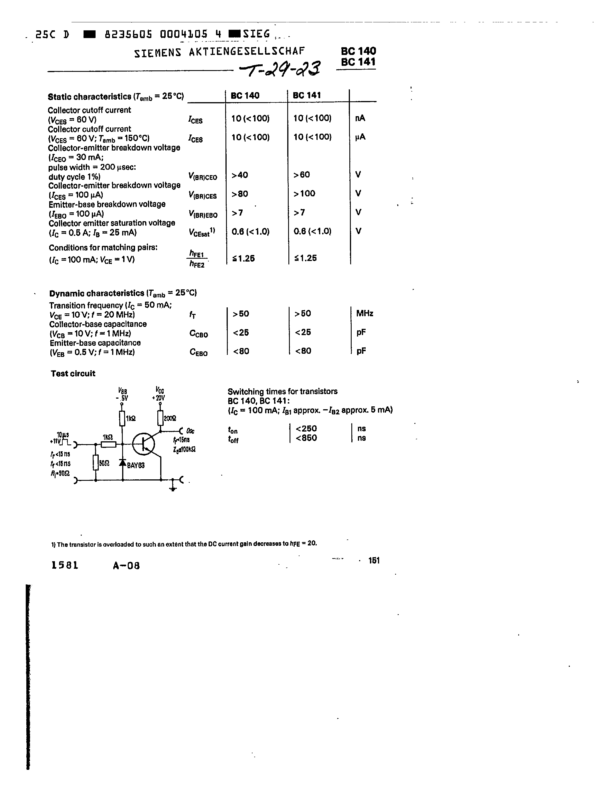 Datasheet Q60202-C228-S2 - NPN SILICON TRANSISTORS page 2