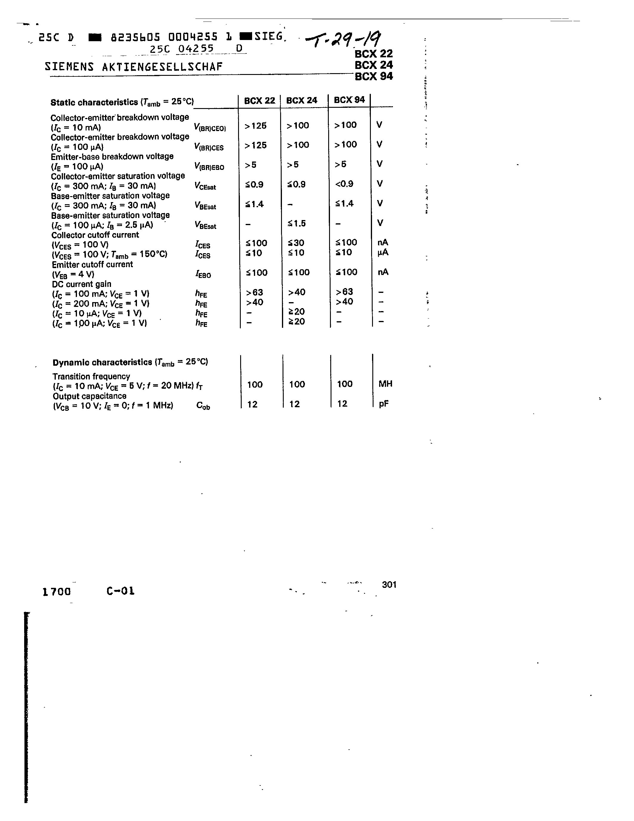 Datasheet Q62702-C732 - NPN SILICON AF TRANSISTORS page 2
