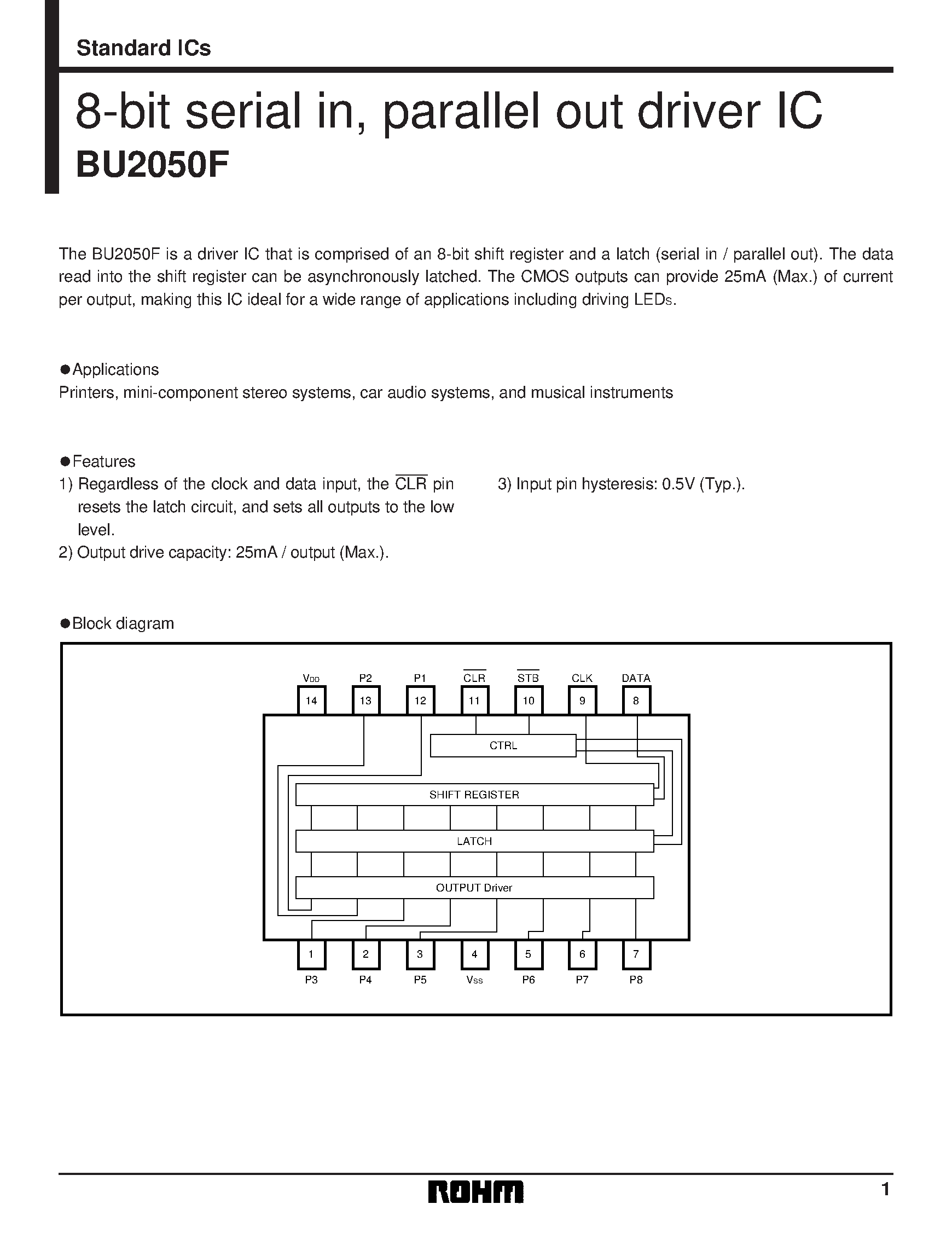 Даташит BU207 - POWER TRANSISTORS(5.0A/1300-1500V/55W) страница 1