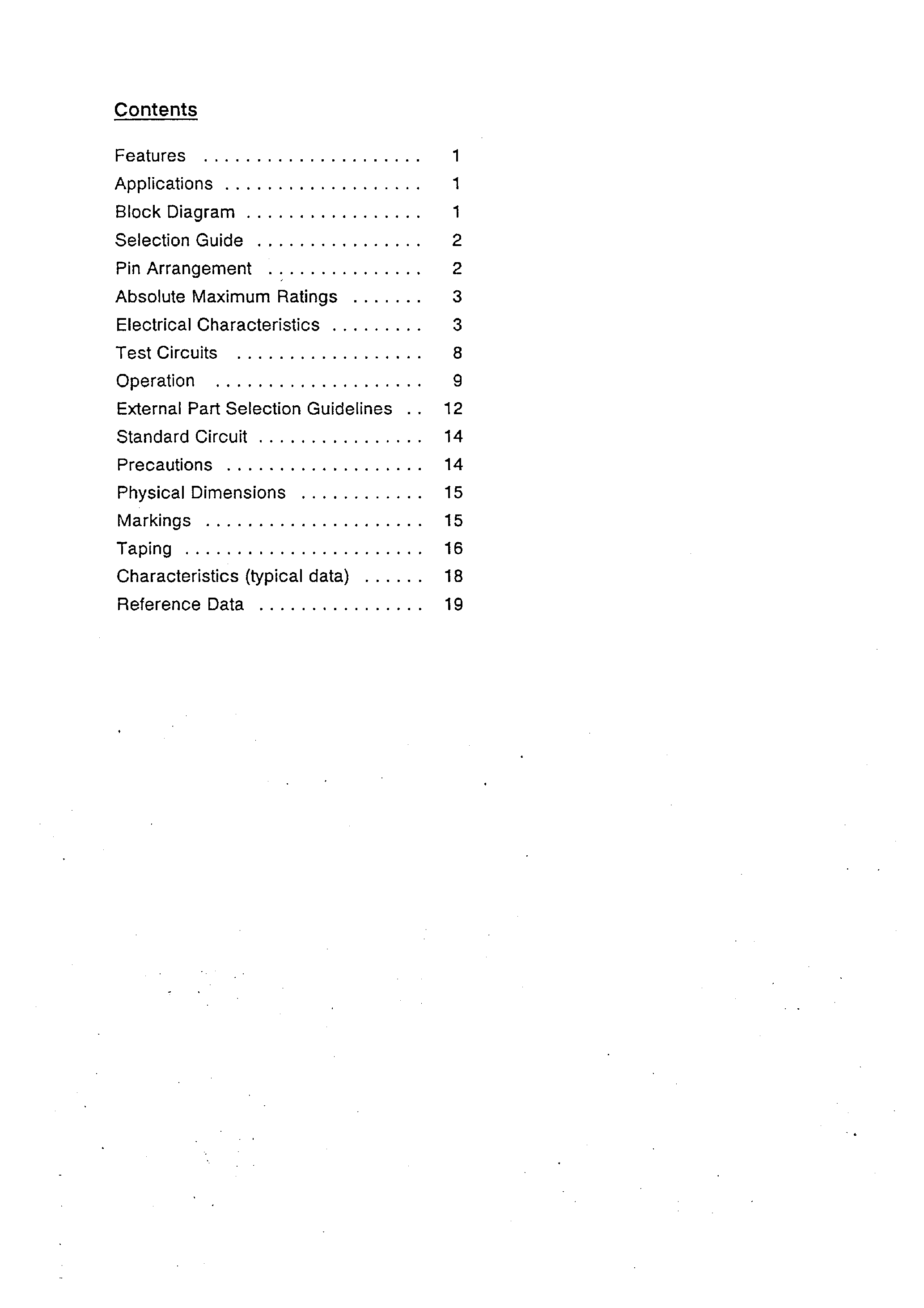 Datasheet S-8310AFS-T2 - PWM STEP-UP SWITCHING REGULATOR WITH VOLTAGE DETECTORS page 1
