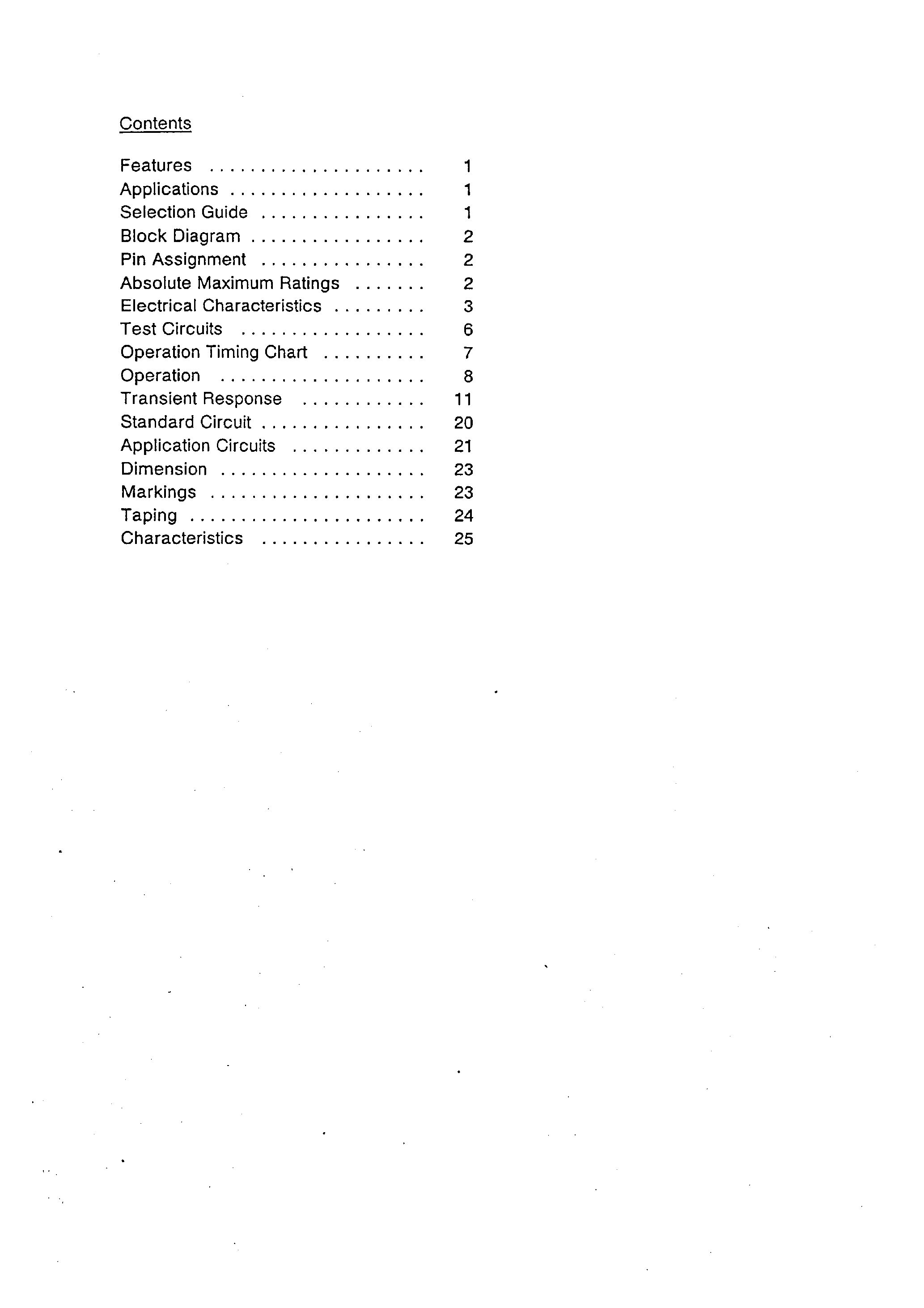 Datasheet S-8423 page 1 Datasheet S-8423 - BATTERY BACKUP IC page 1