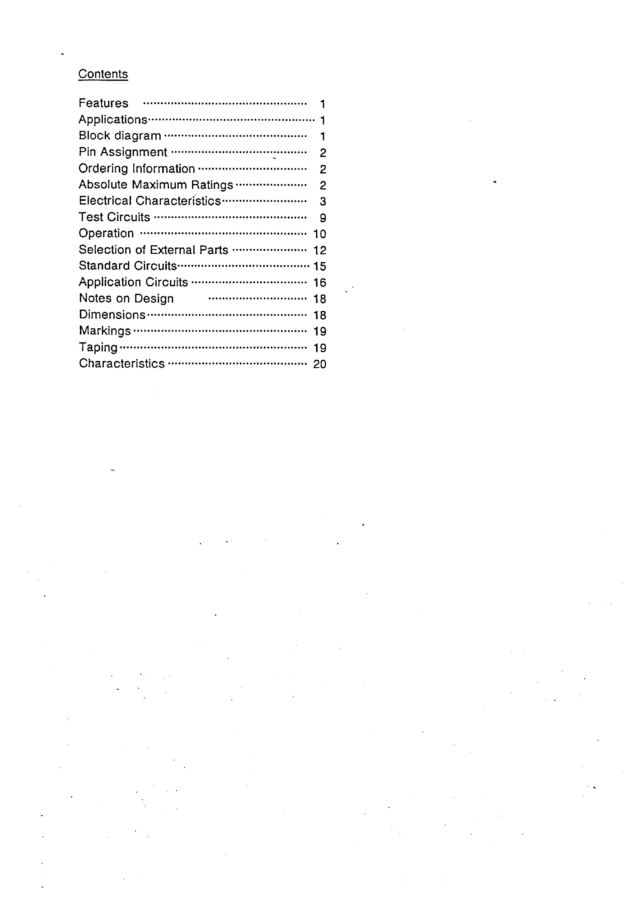 Datasheet S-8435 - STEP-UP SWITCHING REGULATOR page 1