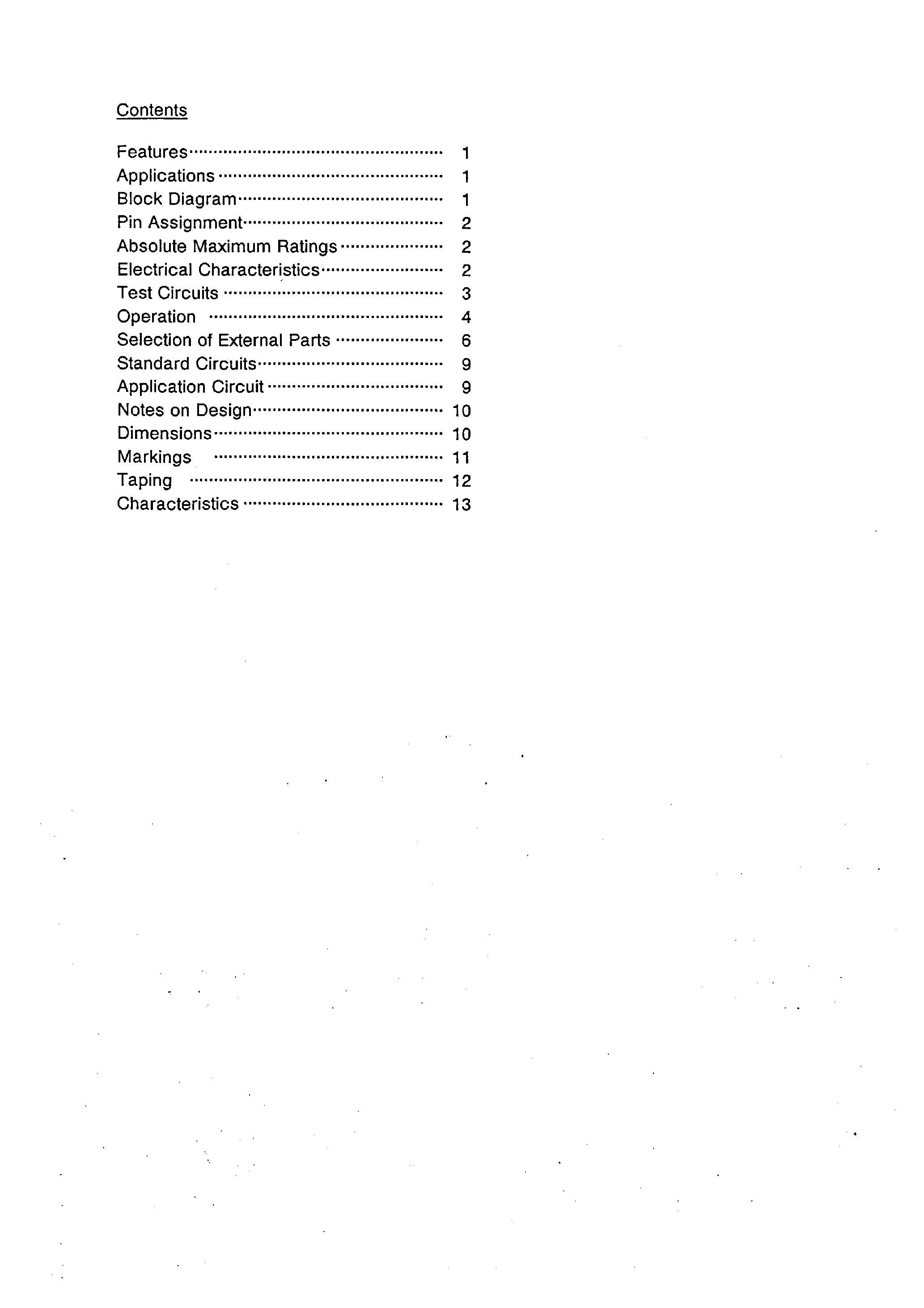 Datasheet S-8437 - INVERTING SWITCHING REGULATORS page 1