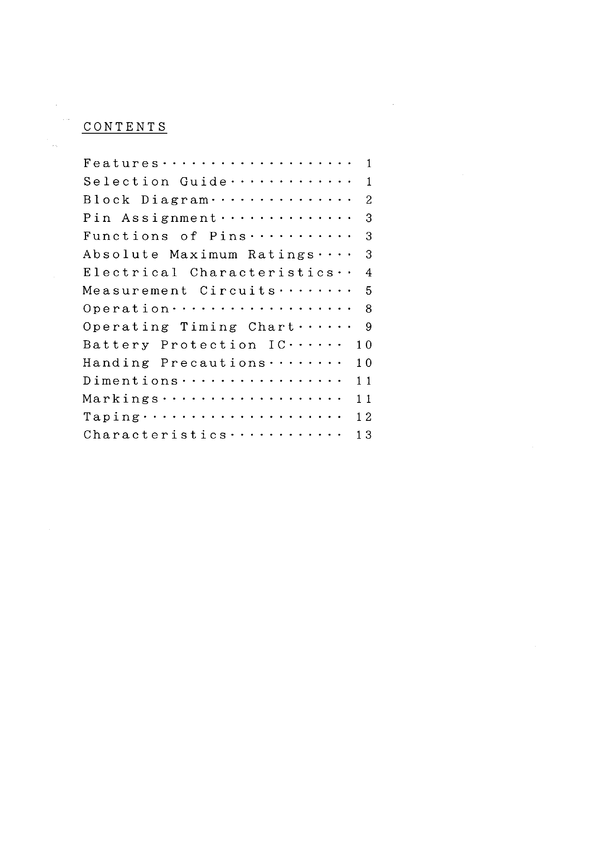 Datasheet S-8491AUP-DKA-T2 - BATTERY PROTECTION IC page 1