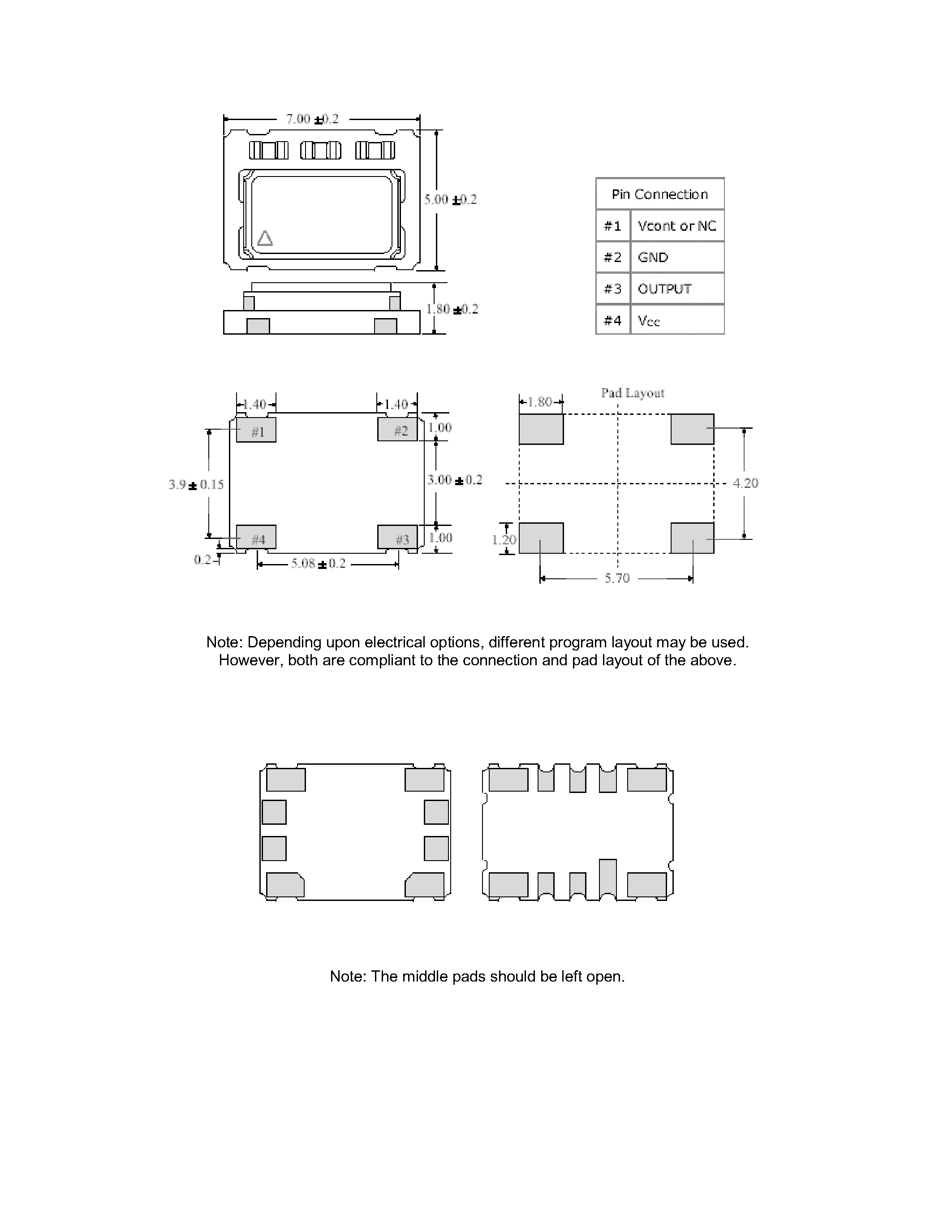 Datasheet VTC1 - High Performance in a 5x7 package page 2