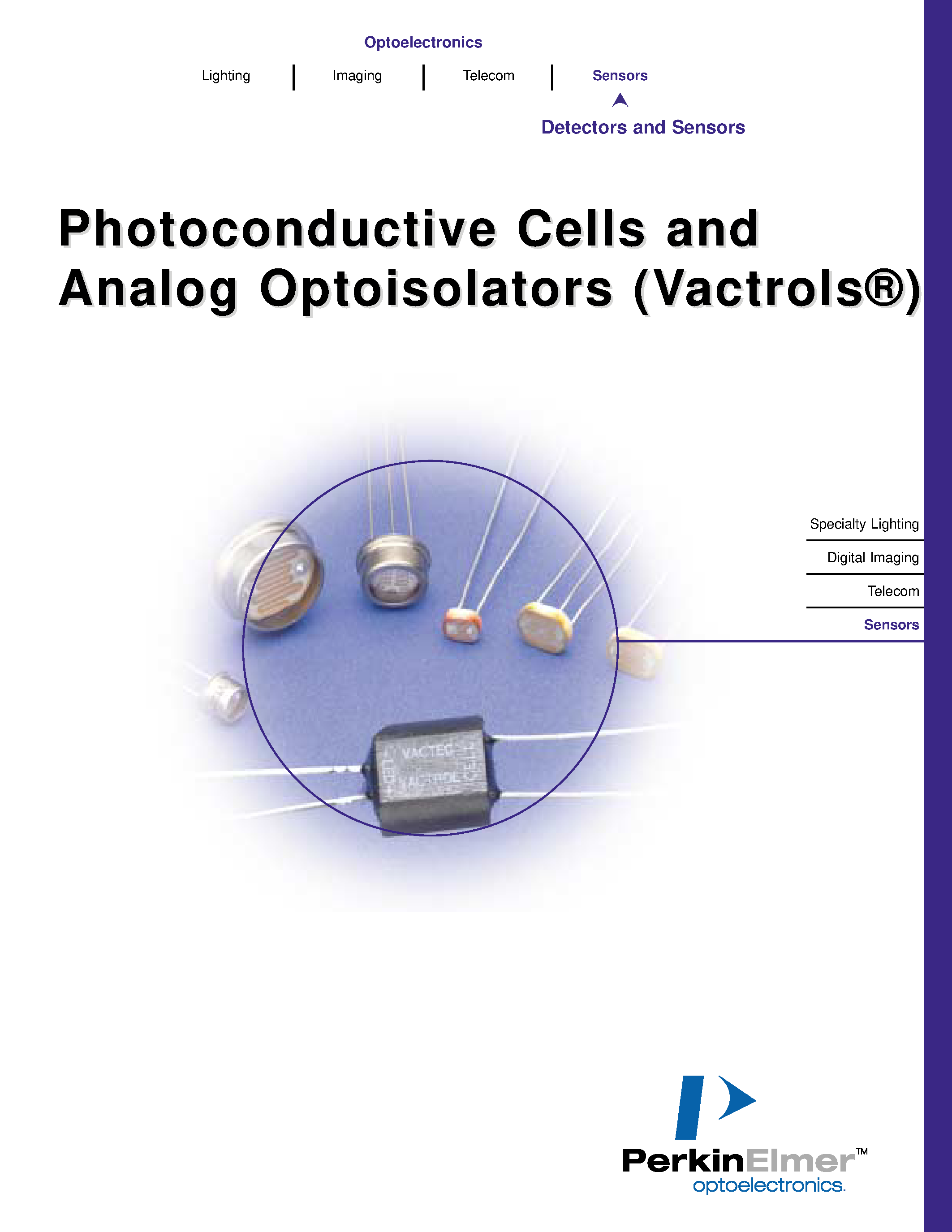 Даташит на микросхему VTL5C3 страница 1 Даташит VTL5C3 - Photoconductive Cells and Analog Optoisolators (Vactrols) страница 1