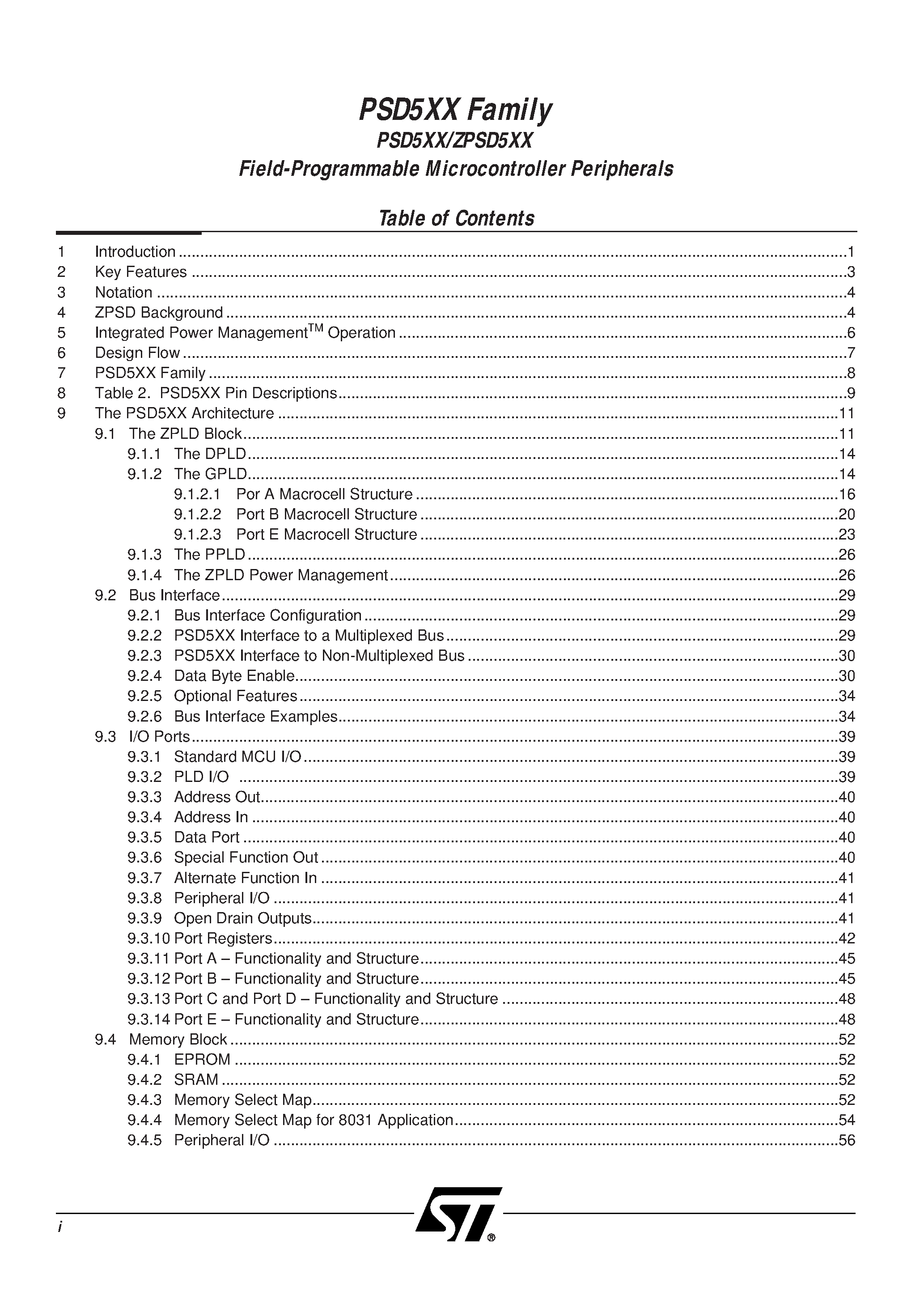 Datasheet ZPSD513B1-C-15L - Low Cost Field Programmable Microcontroller Peripherals page 2