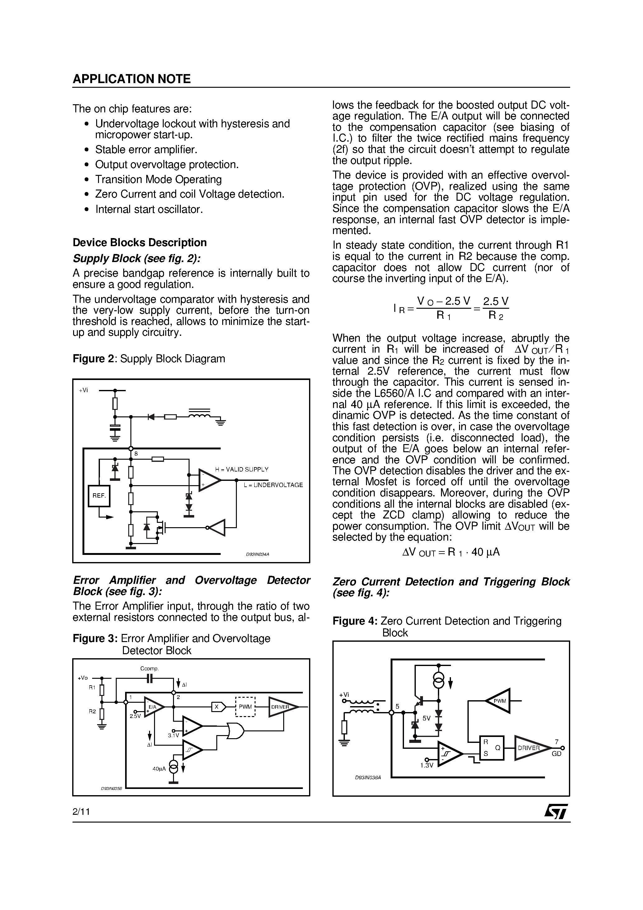 Даташит AN667 - DESIGNING A HIGH POWER FACTOR SWITCHING PREREGULATOR WITH THE L6560/A TRANSITION MODE I.C. страница 2