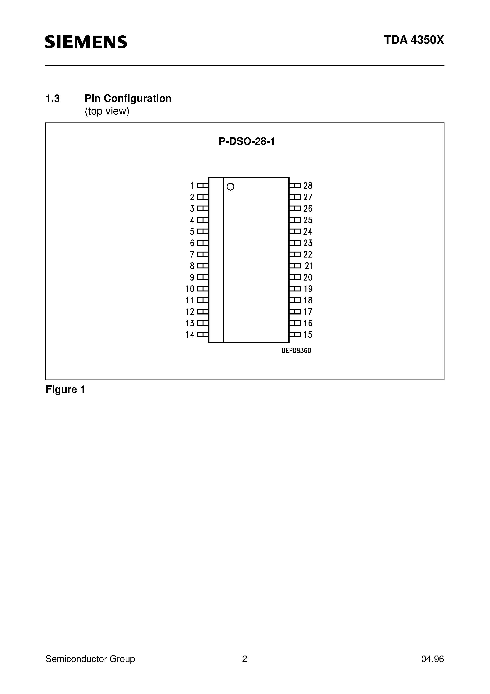 Datasheet TDA4350X page 2 Datasheet TDA4350X - Audioprocessor page 2