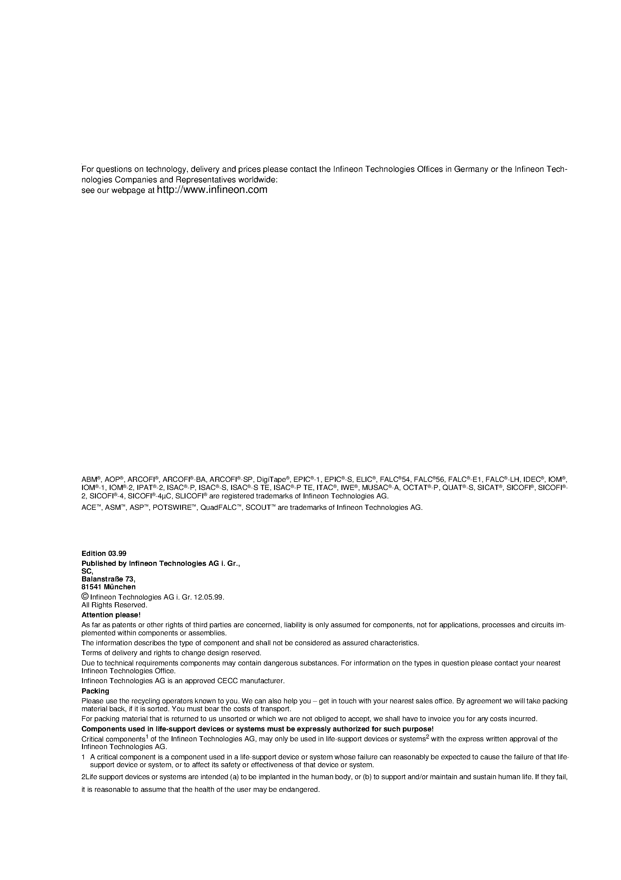 Даташит TDA5101 - ASK Transmitter 315 MHz страница 2