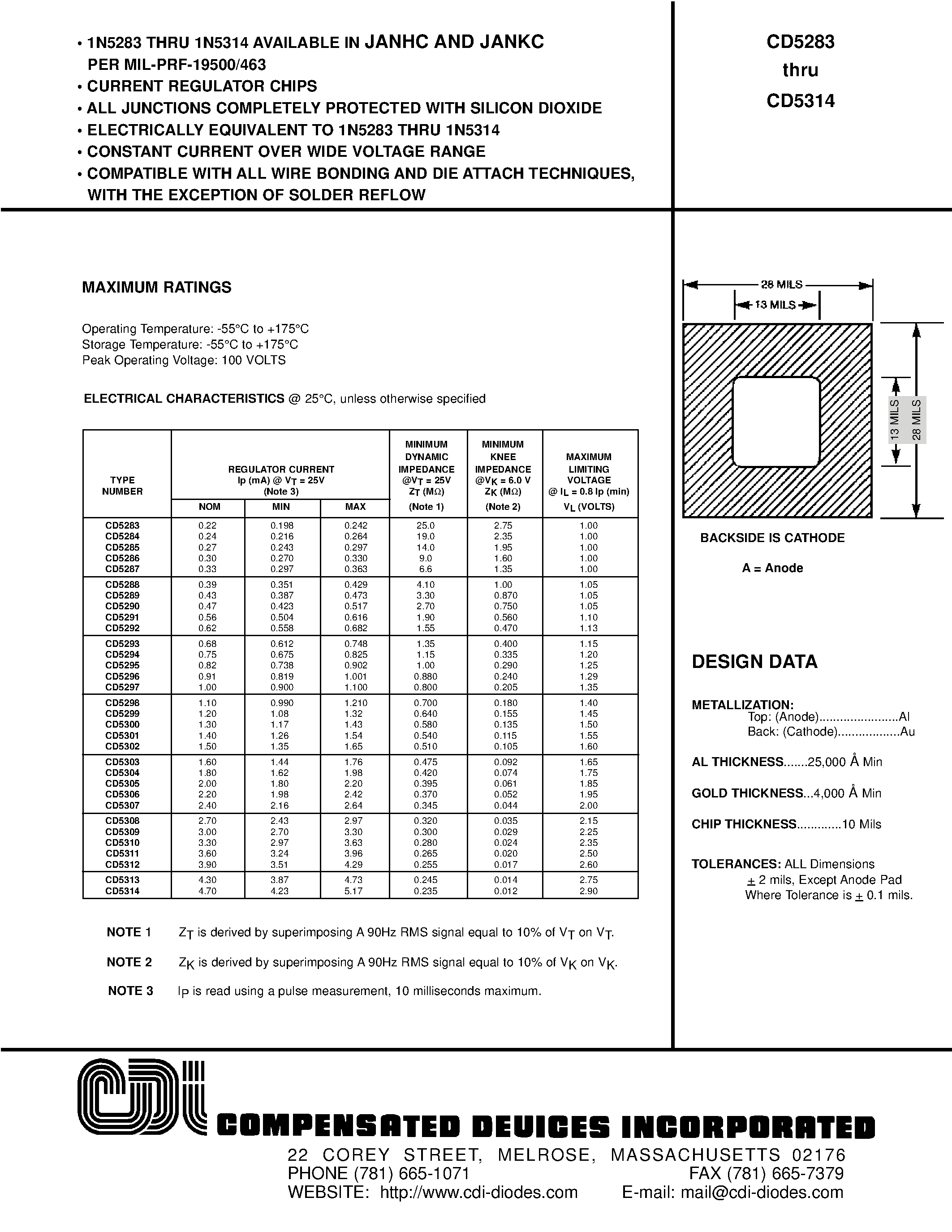 Даташит на микросхему CD5312 страница 1 Даташит CD5312 - CURRENT REGULATOR CHIPS страница 1
