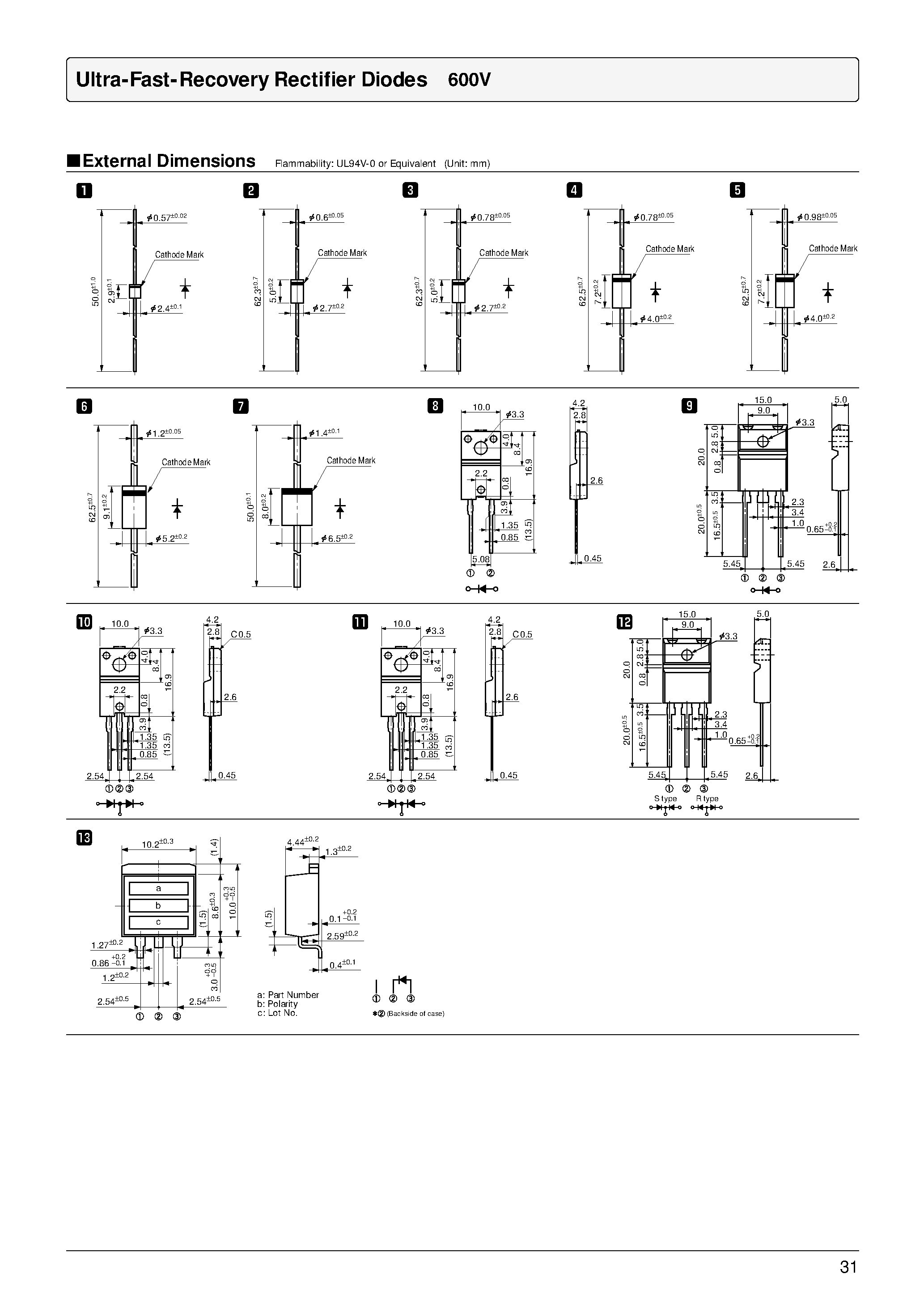Datasheet EG1A page 2 Datasheet EG1A - Ultra-Fast-Recovery Rectifier Diodes page 2