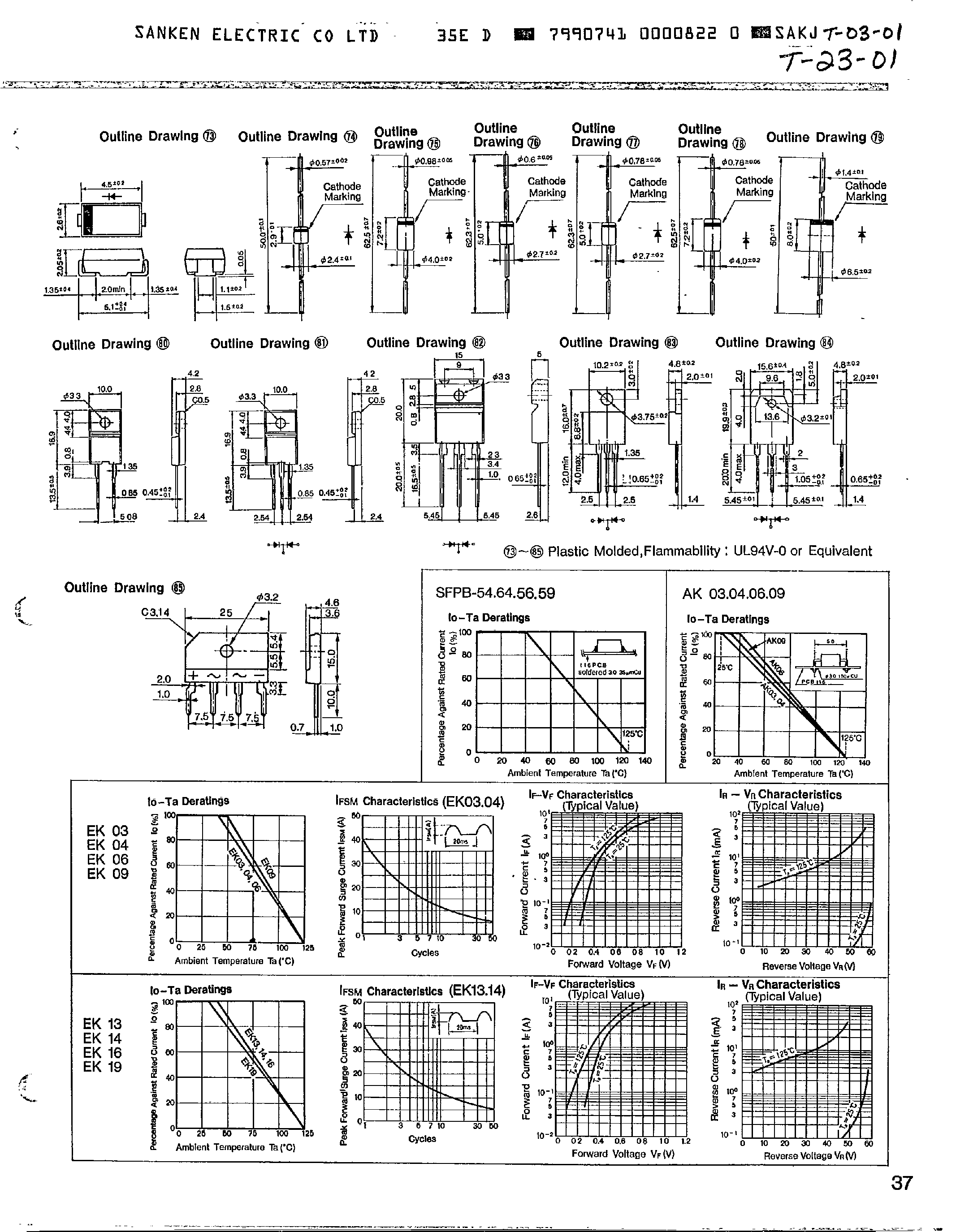 Даташит на микросхему EK13 страница 2 Даташит EK13 - Schottky Barrier Diodes страница 2