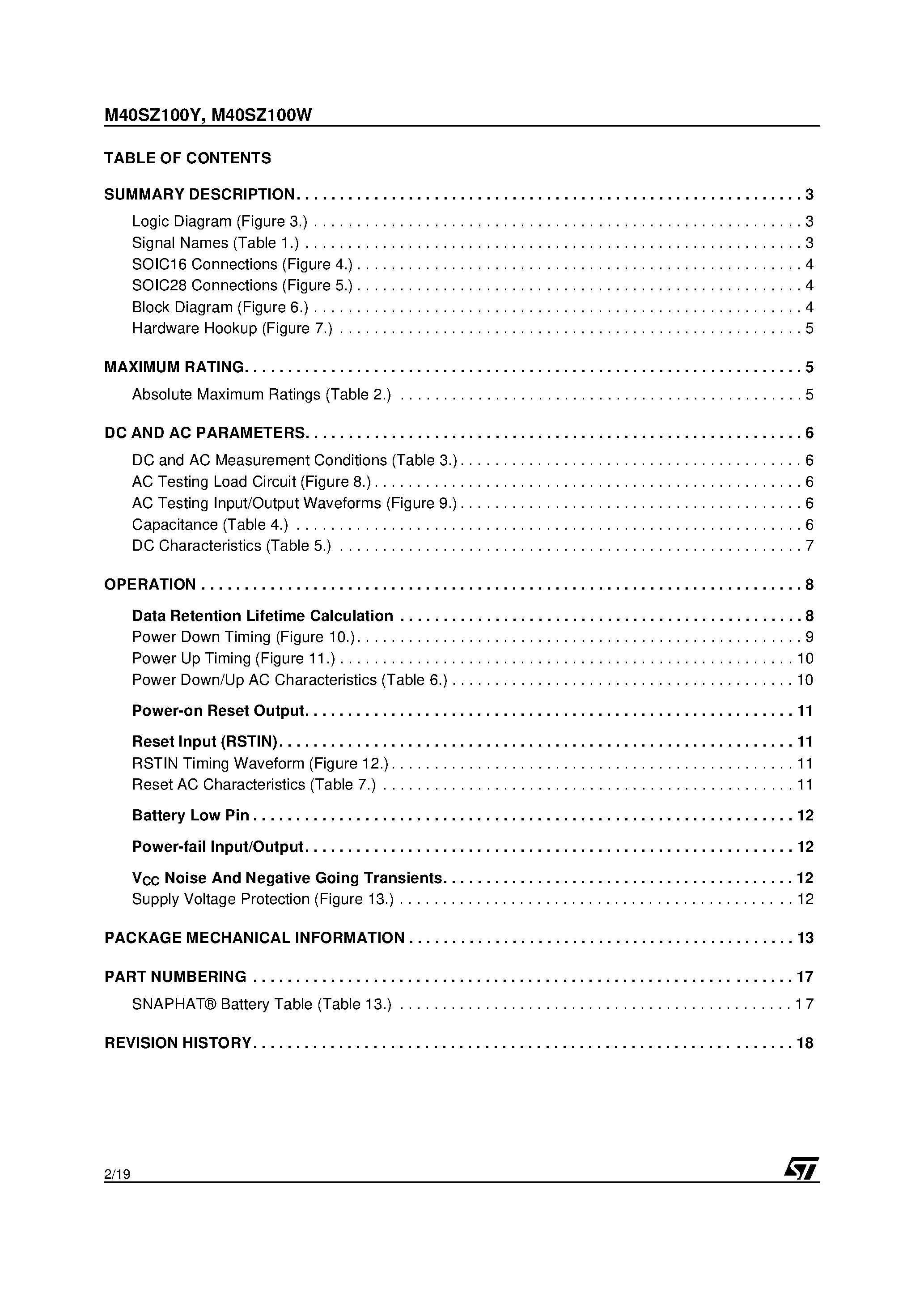 Datasheet M4Z28-BR00SH - ZEROPOWER SNAPHAT Battery page 2