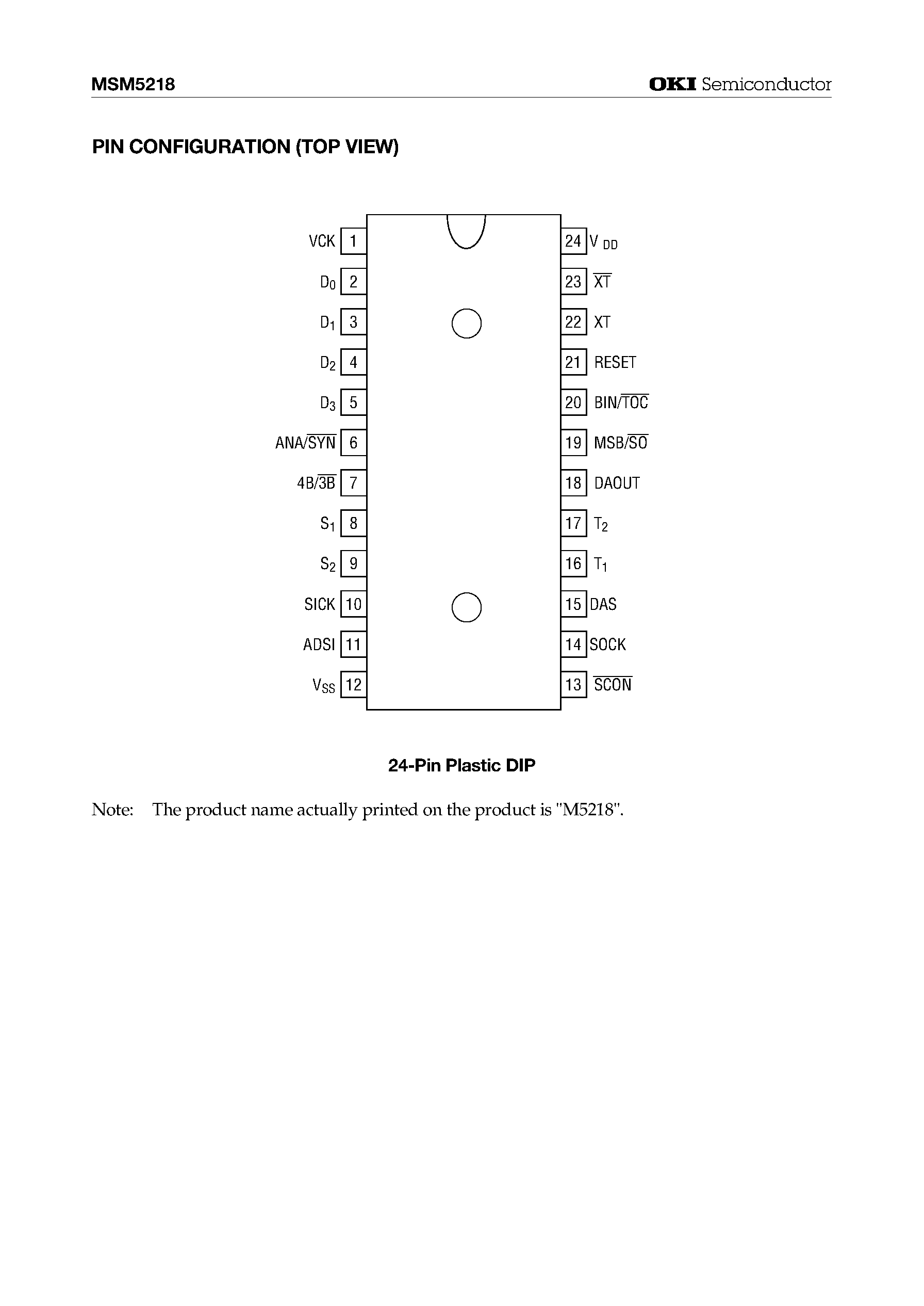 Даташит M5218 - ADPCM Voice Analysis/Synthesis IC страница 2