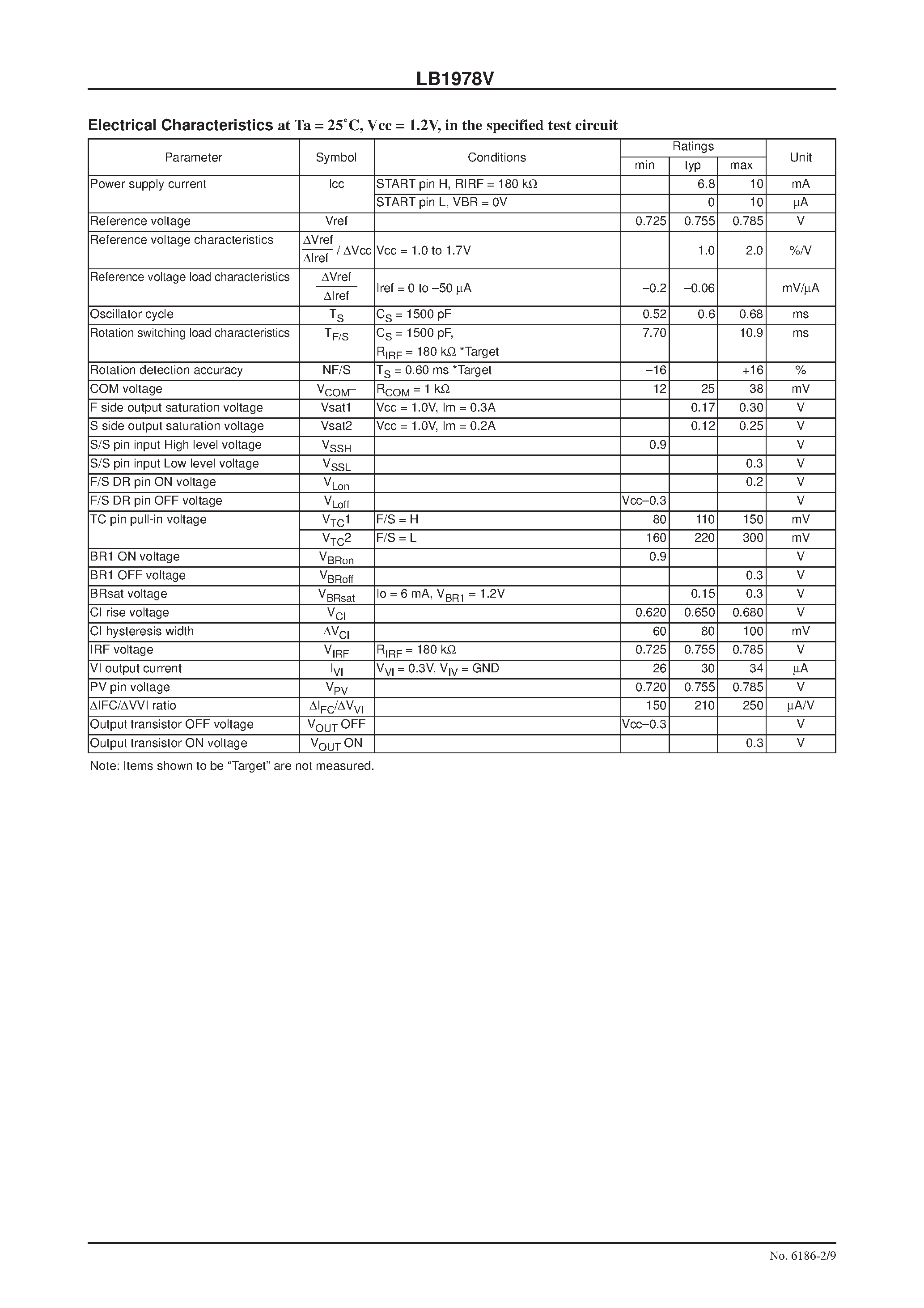 Даташит на микросхему LB1978V страница 2 Даташит LB1978V - Three-Phase Half-Wave Sensorless Motor Driver for Headphone Stereos страница 2
