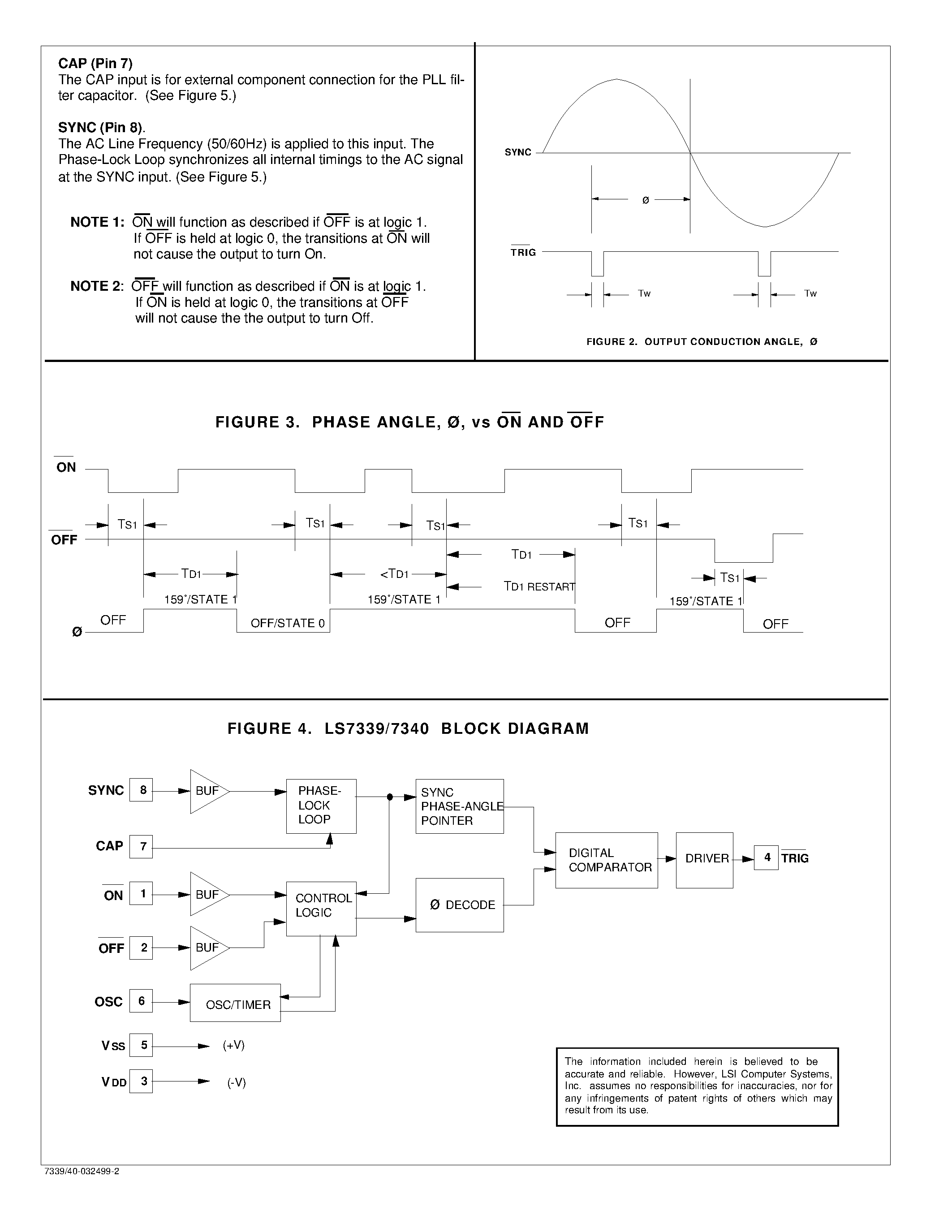 Datasheet LS7339 page 2 Datasheet LS7339 - AUTO SHUT-OFF AC POWER SWITCH WITH PROGRAMMABLE TIMER page 2