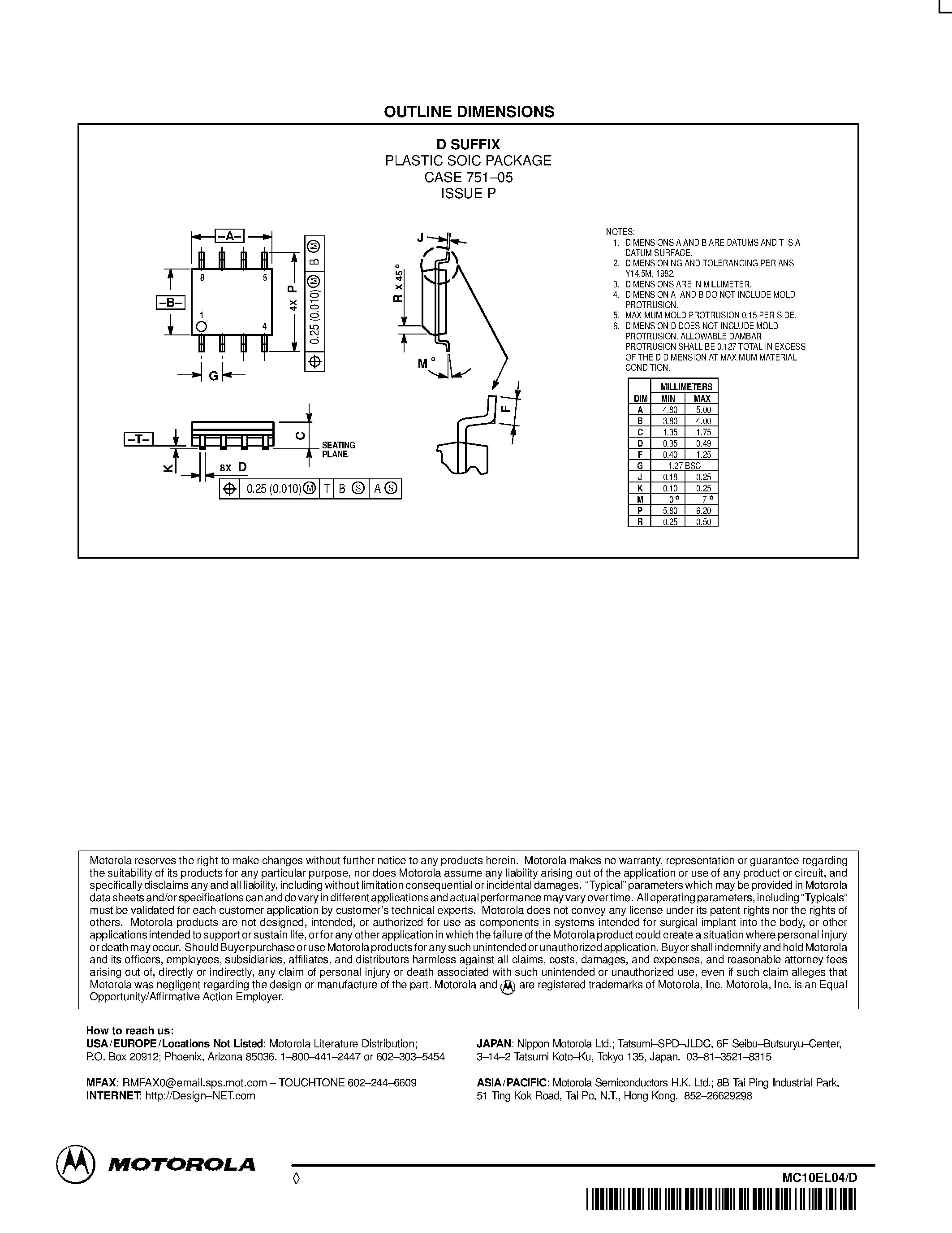Даташит на микросхему MC100EL04D страница 2 Даташит MC100EL04D - 2-input AND/NAND страница 2