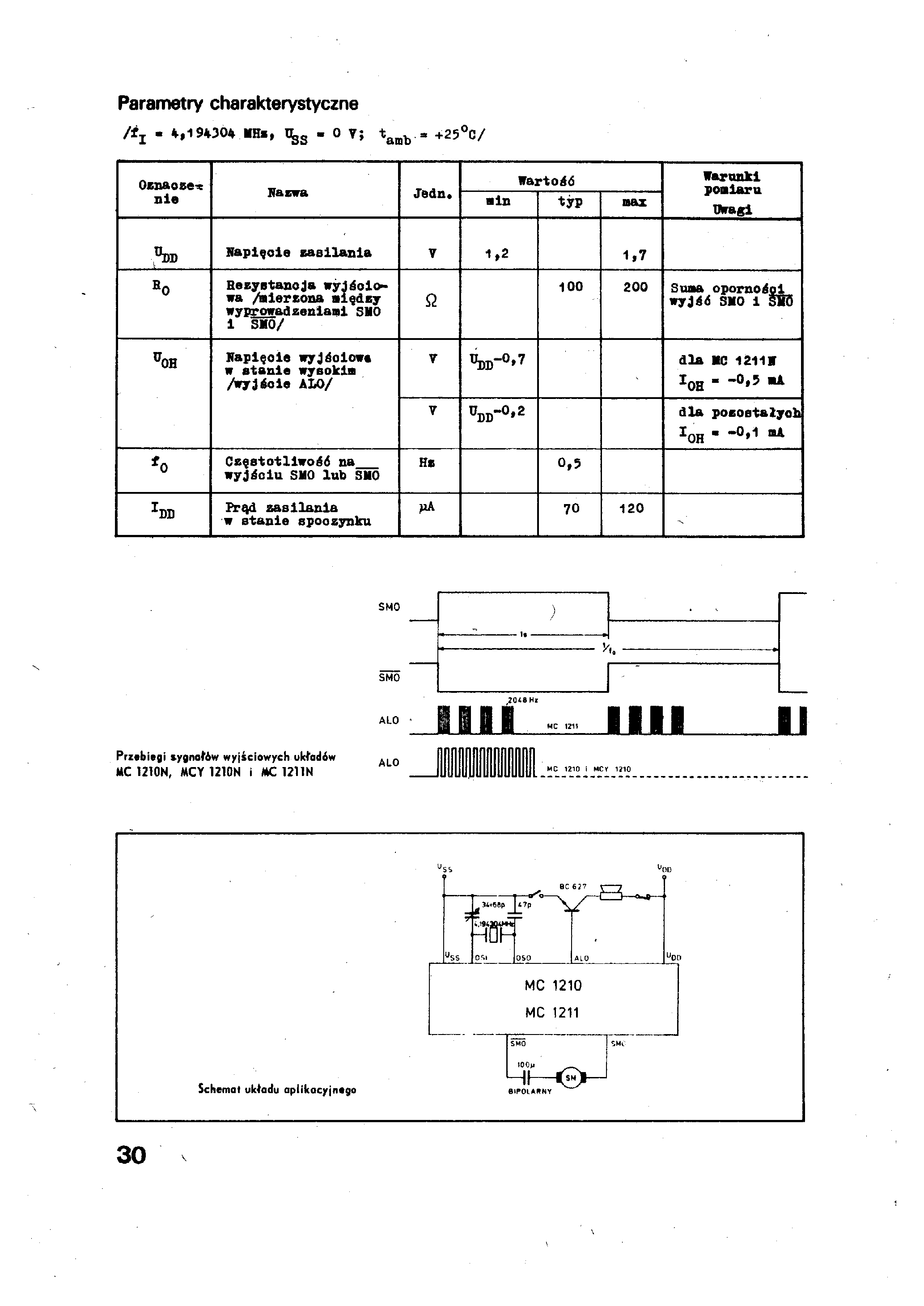 Даташит MC1210N - LSI CMOS страница 2
