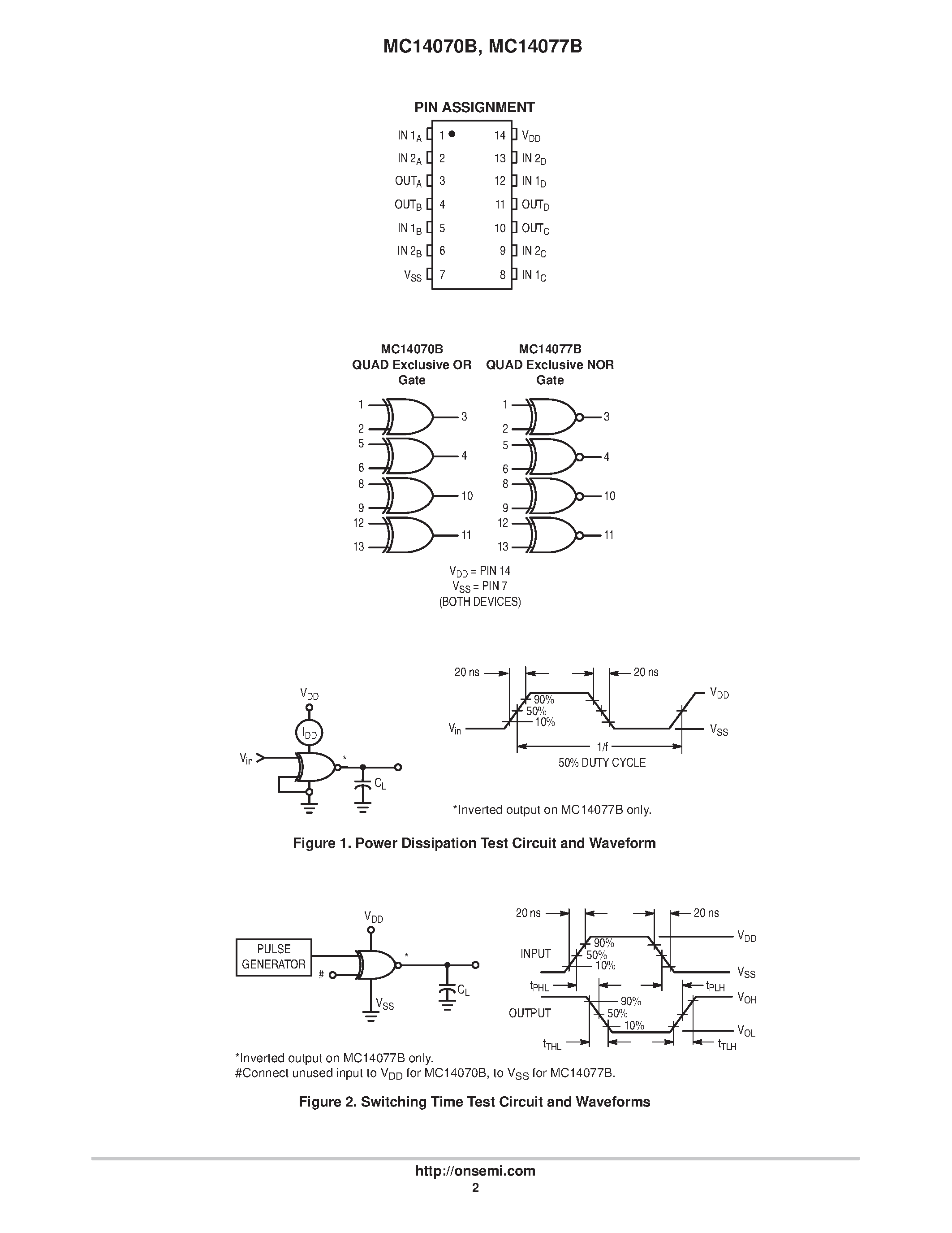 Даташит MC140XXBFEL - CMOS SSI страница 2