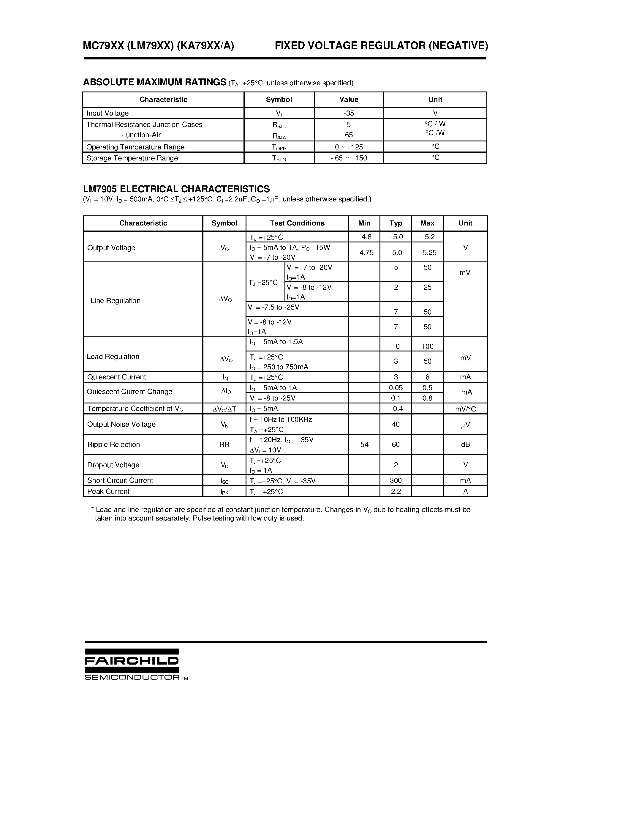 Даташит MC78918CT - 3-TERMINAL 1A NEGATIVE VOLTAGE REGULATORS страница 2