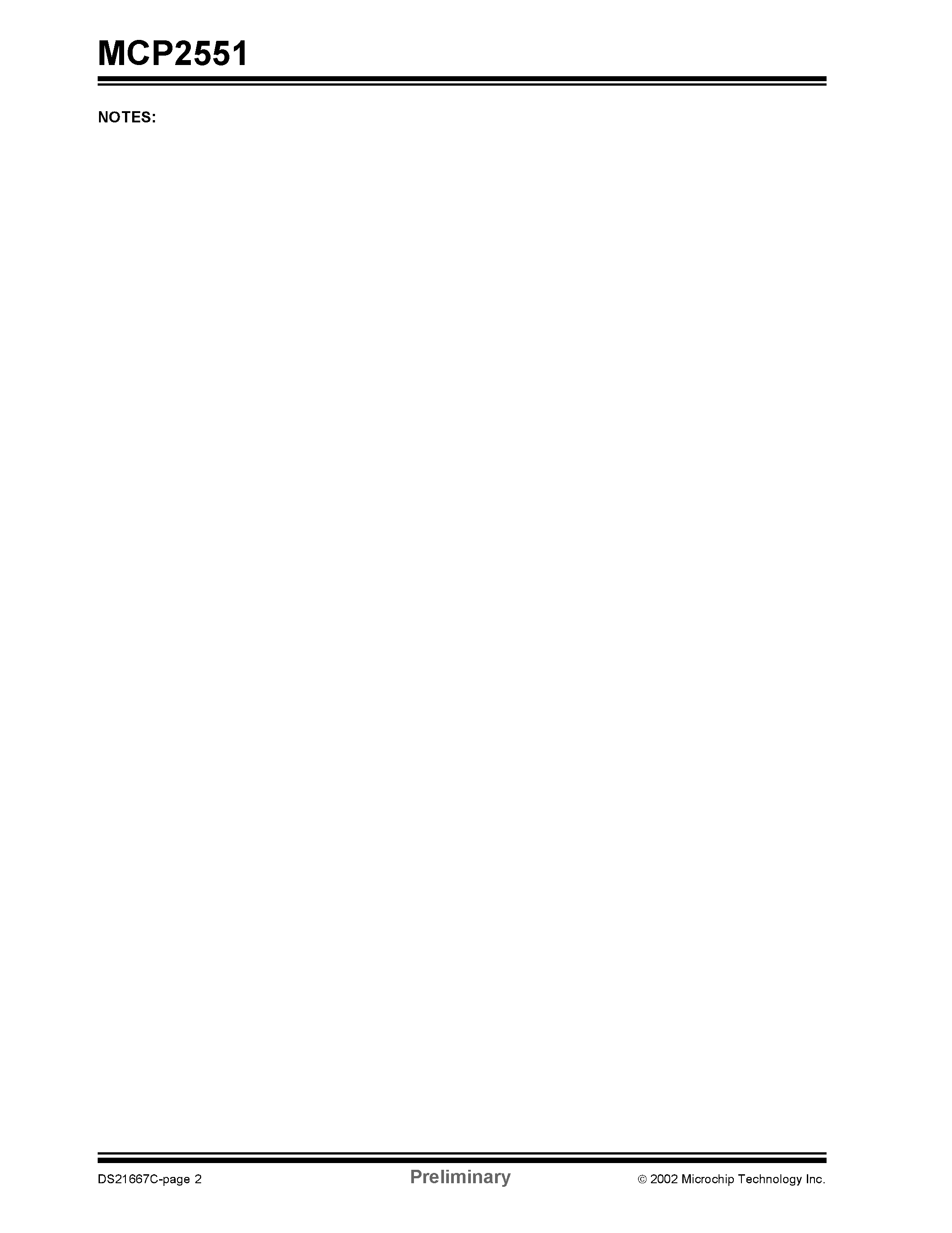 Datasheet MCP2551I/P - High-Speed CAN Transceiver page 2