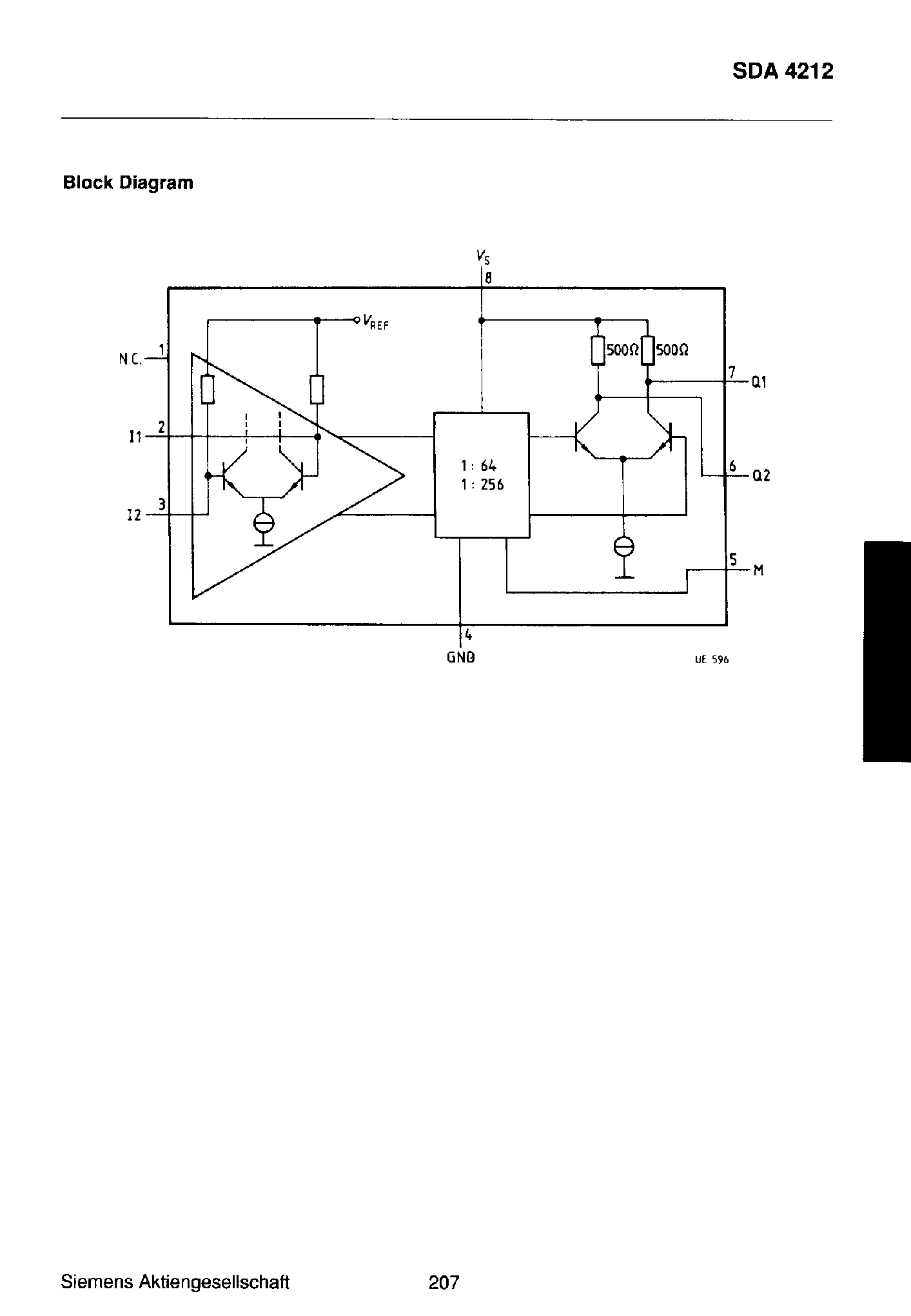 Даташит на микросхему SDA4212 страница 2 Даташит SDA4212 - PRESCALER 1:64 / 1:256 BIPOLAR IC страница 2