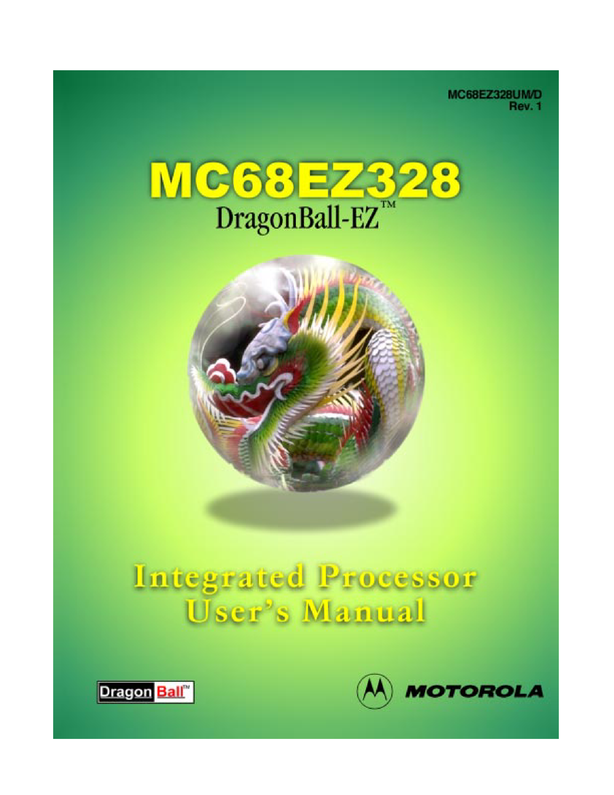 Даташит на микросхему MC68EZ328 страница 1 Даташит MC68EZ328 - Integrated Portable System Processor страница 1