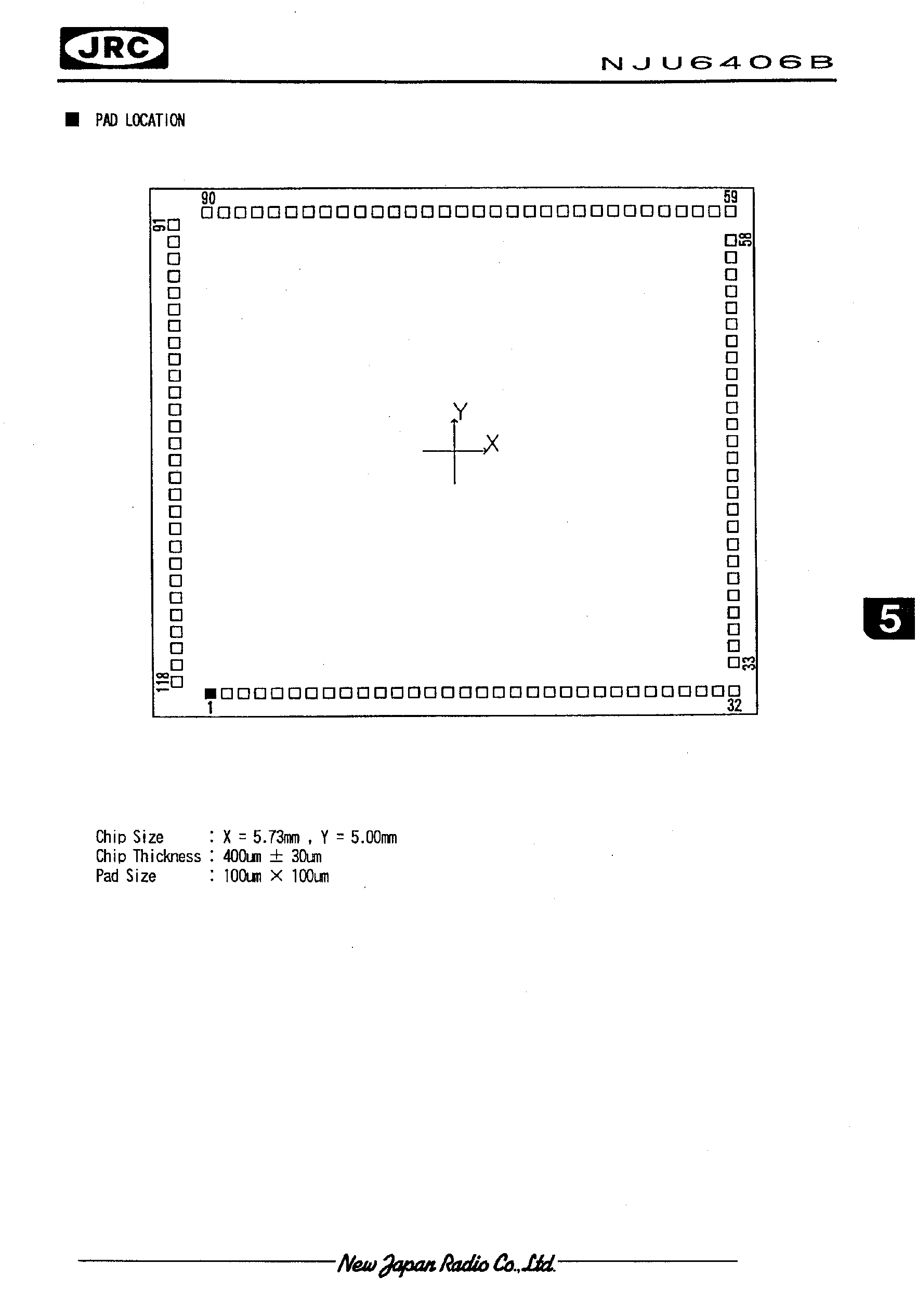 Datasheet NJU6406B - 24-CHARACTER 2-LINE DOT MATRIX LCD CONTROLLER DRIVER page 2