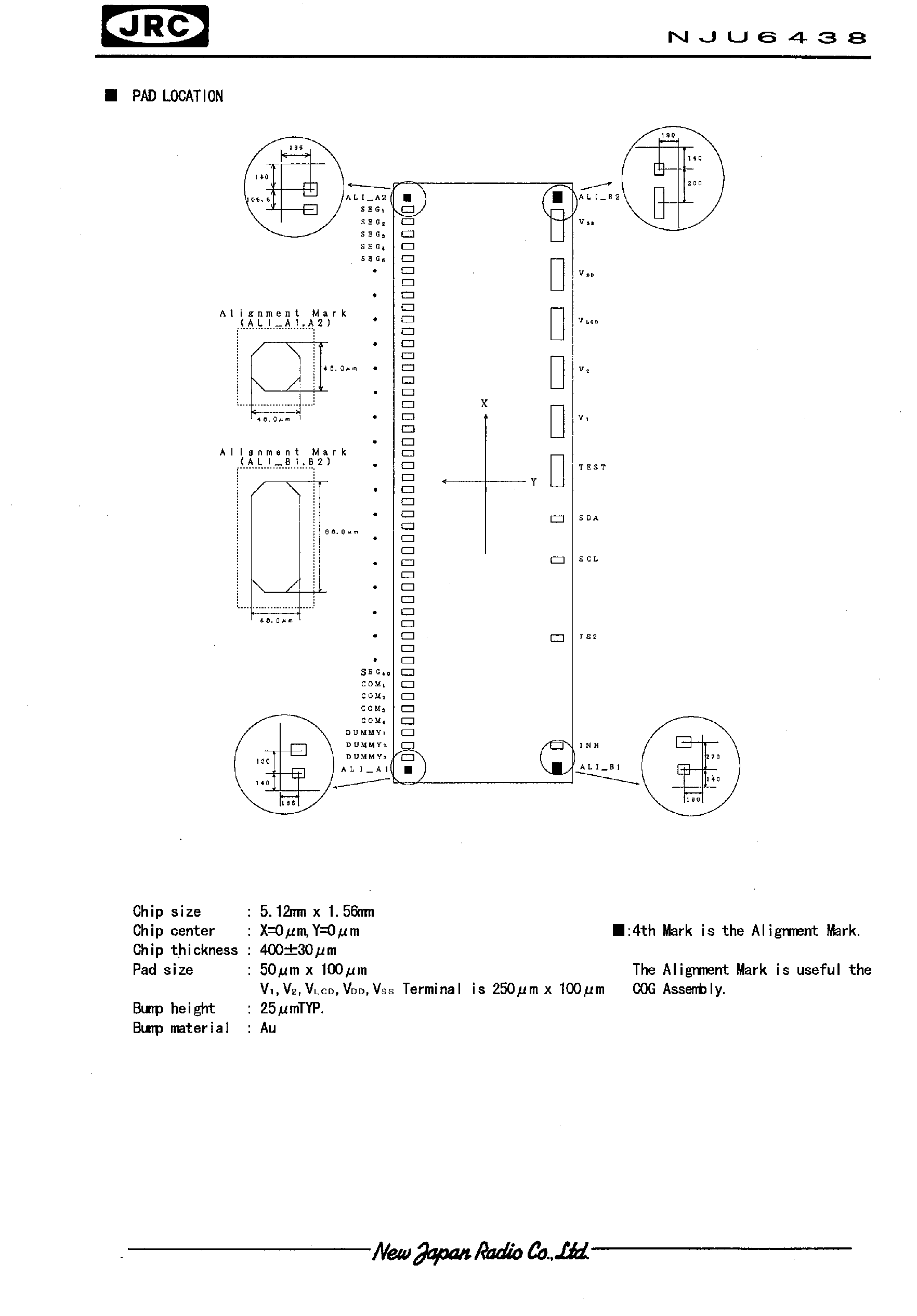 Даташит NJU6438 - 1/4 DUTY LCD DRIVER страница 2