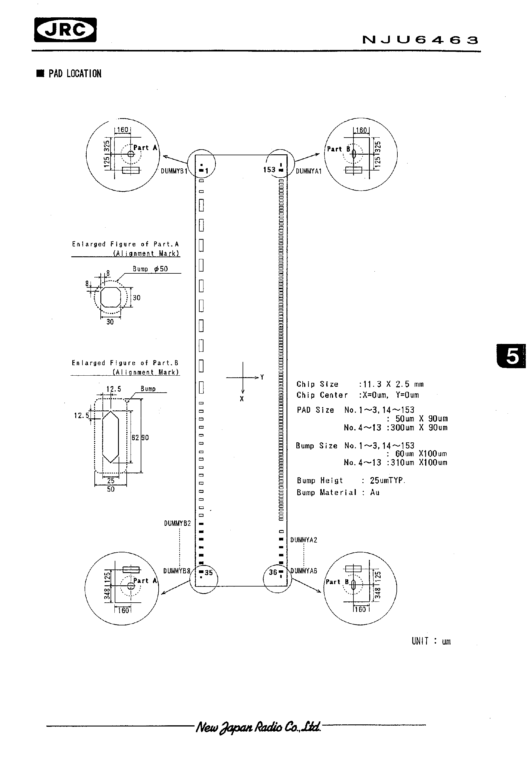 Datasheet NJU6463 page 2 Datasheet NJU6463 - 16-CHARACTER 3-LINE DOT MATRIX LCD CONTROLLER DRIVER page 2