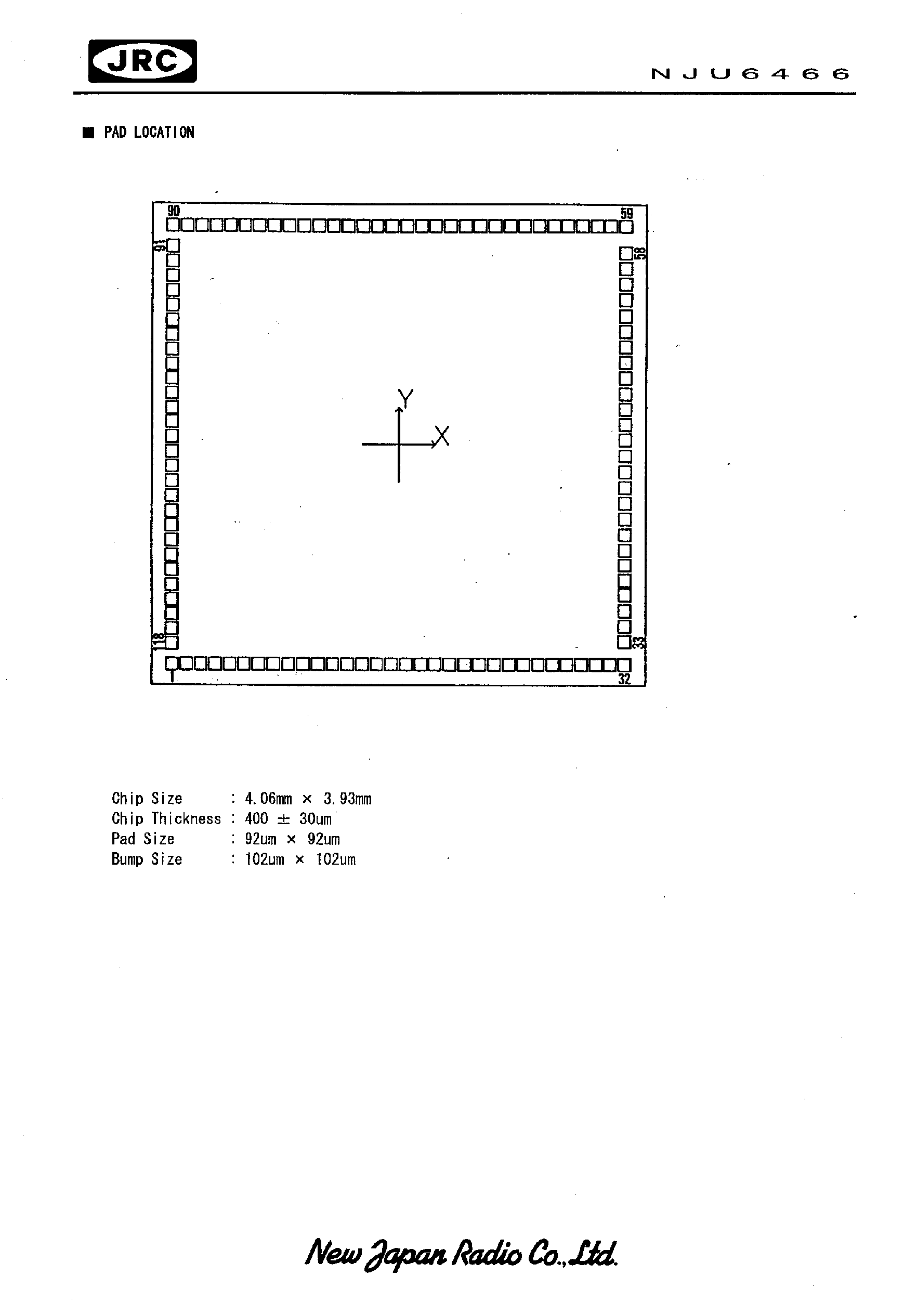 Datasheet NJU6466 - 24-CHARACTER 2-LINE DOT MATRIX LCD CONTROLLER DRIVER page 2