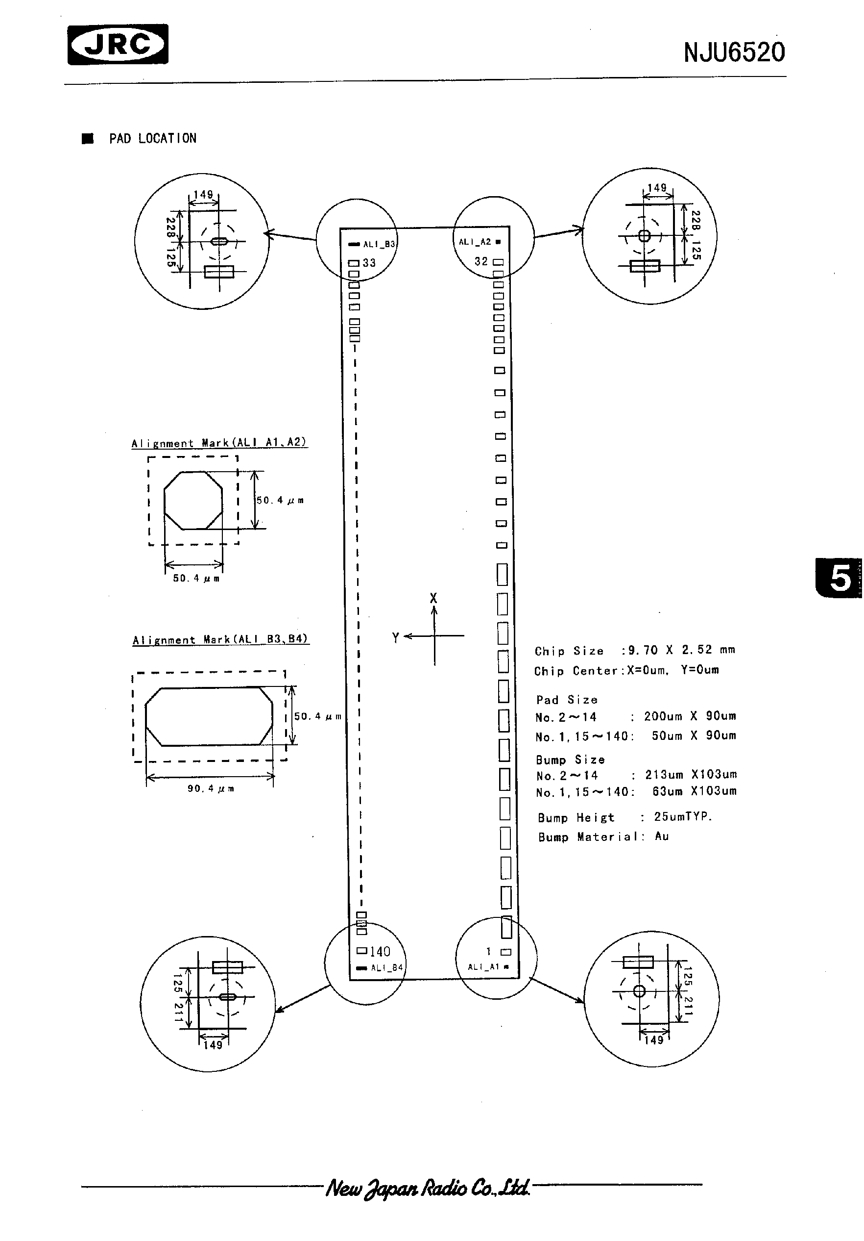 Даташит на микросхему NJU6520 страница 2 Даташит NJU6520 - 12-Character 4-Line Dot Matrix Low Power LCD Controller Driver with Smooth Scroll Function страница 2
