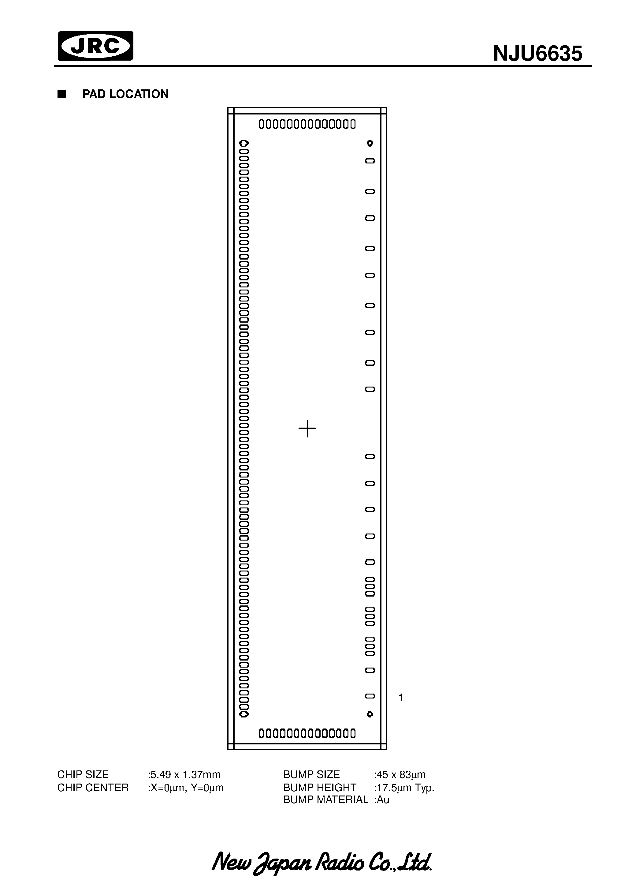 Datasheet NJU6635 - 16-CHARACTER 2-LINE DOT MATRIX LCD CONTROLLER DRIVER page 2