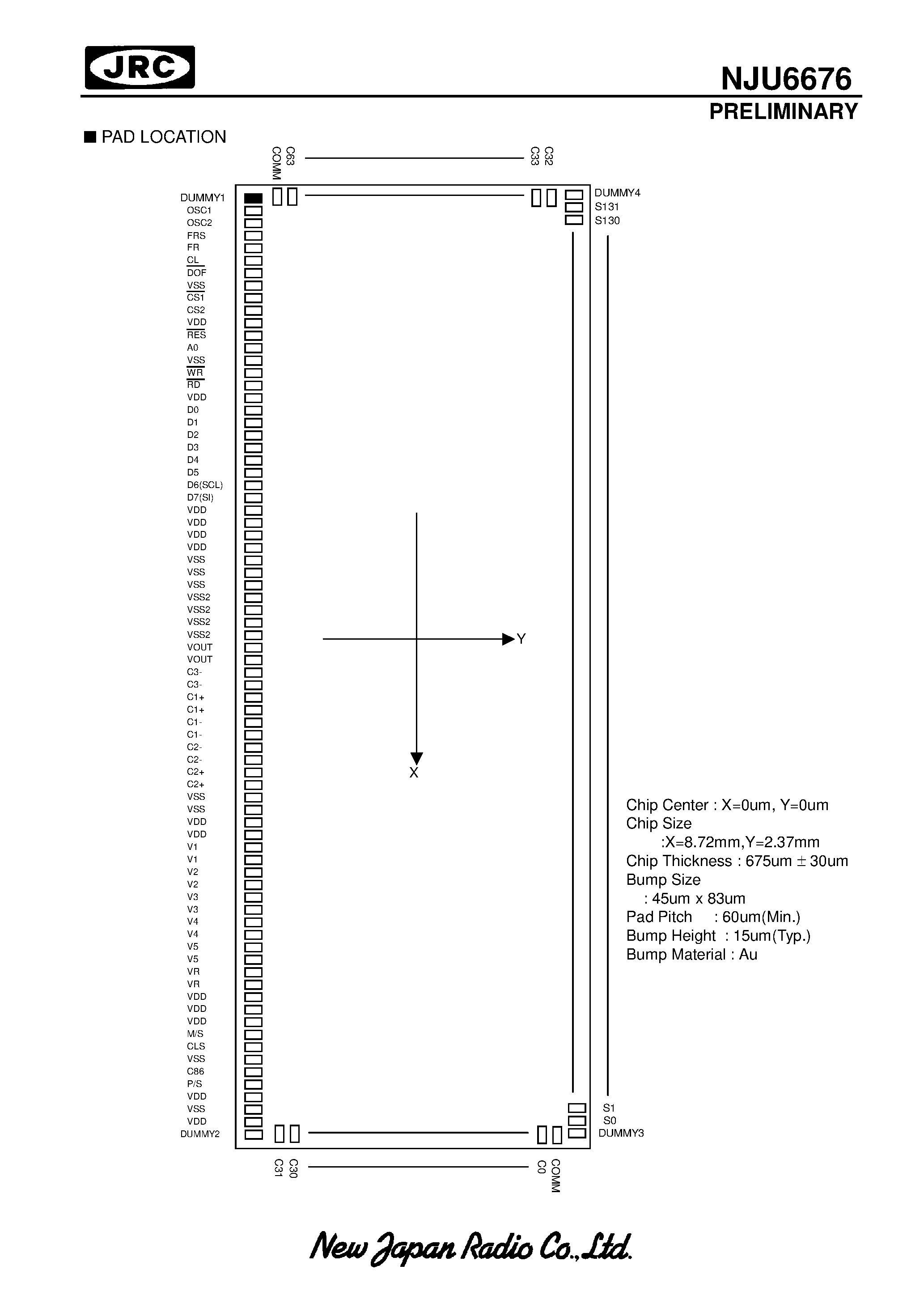 Даташит на микросхему NJU6677 страница 2 Даташит NJU6677 - 88-common x 132-segment BIT MAP LCD DRIVER страница 2