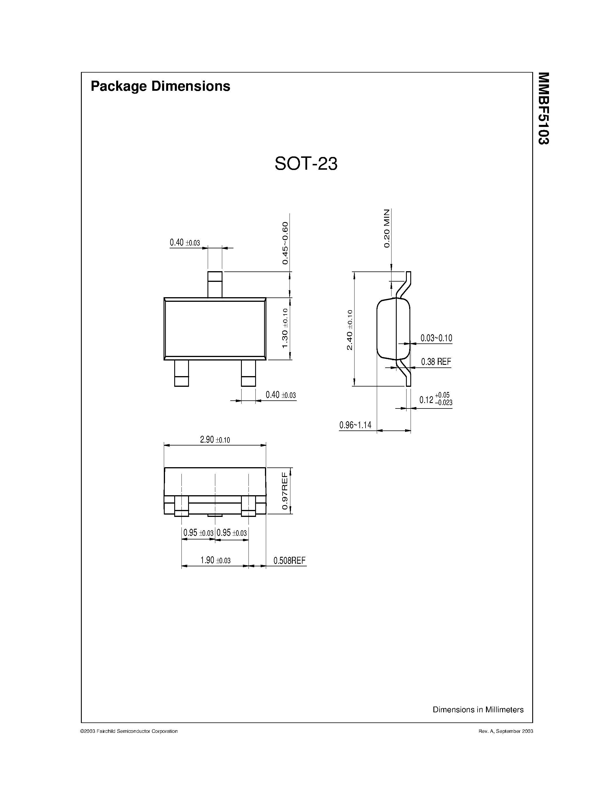 Даташит на микросхему MMBF5103 страница 2 Даташит MMBF5103 - N-Channel Switch страница 2