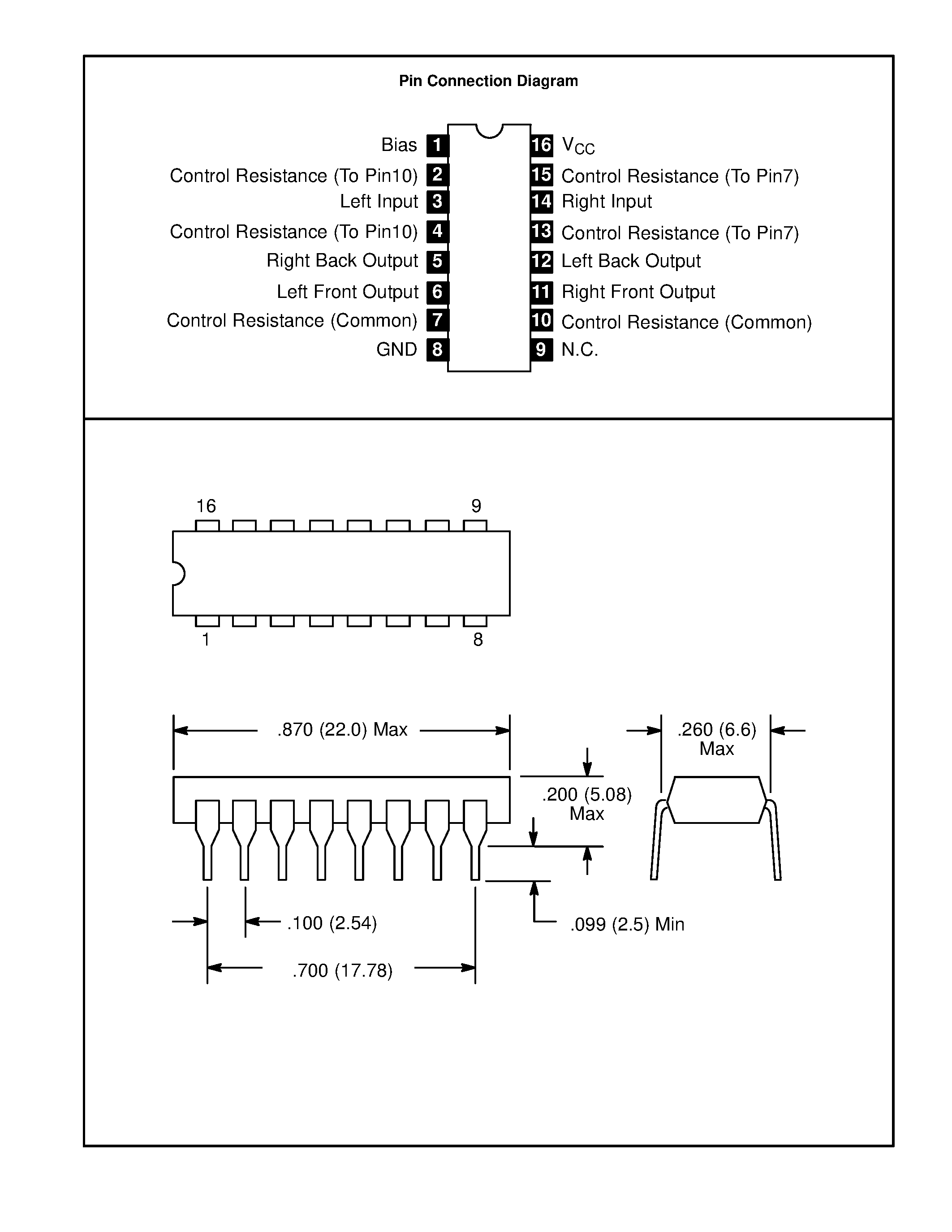 Datasheet NTE1022 - Integrated Circuit 4-Channel Stereo Decoder page 2