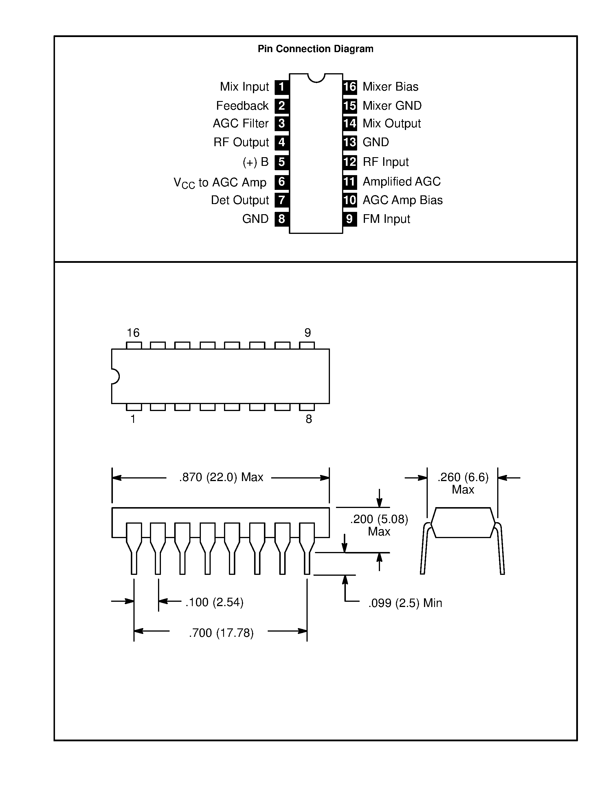 Datasheet NTE1049 - Integrated Circuit AM Tuner w/RF Amp page 2