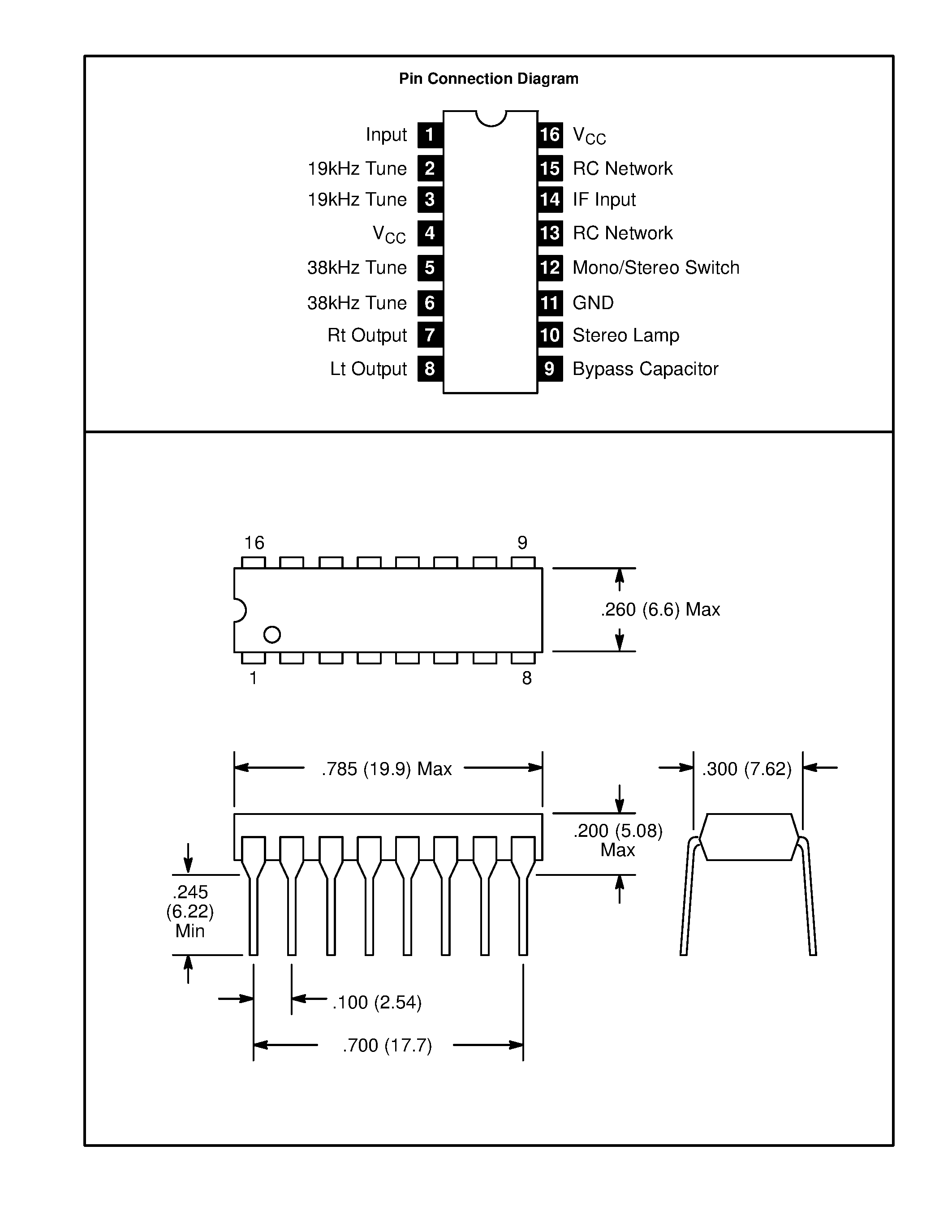 Даташит NTE1181 - Integrated Circuit FM Stereo Multiplex Demodulator страница 2