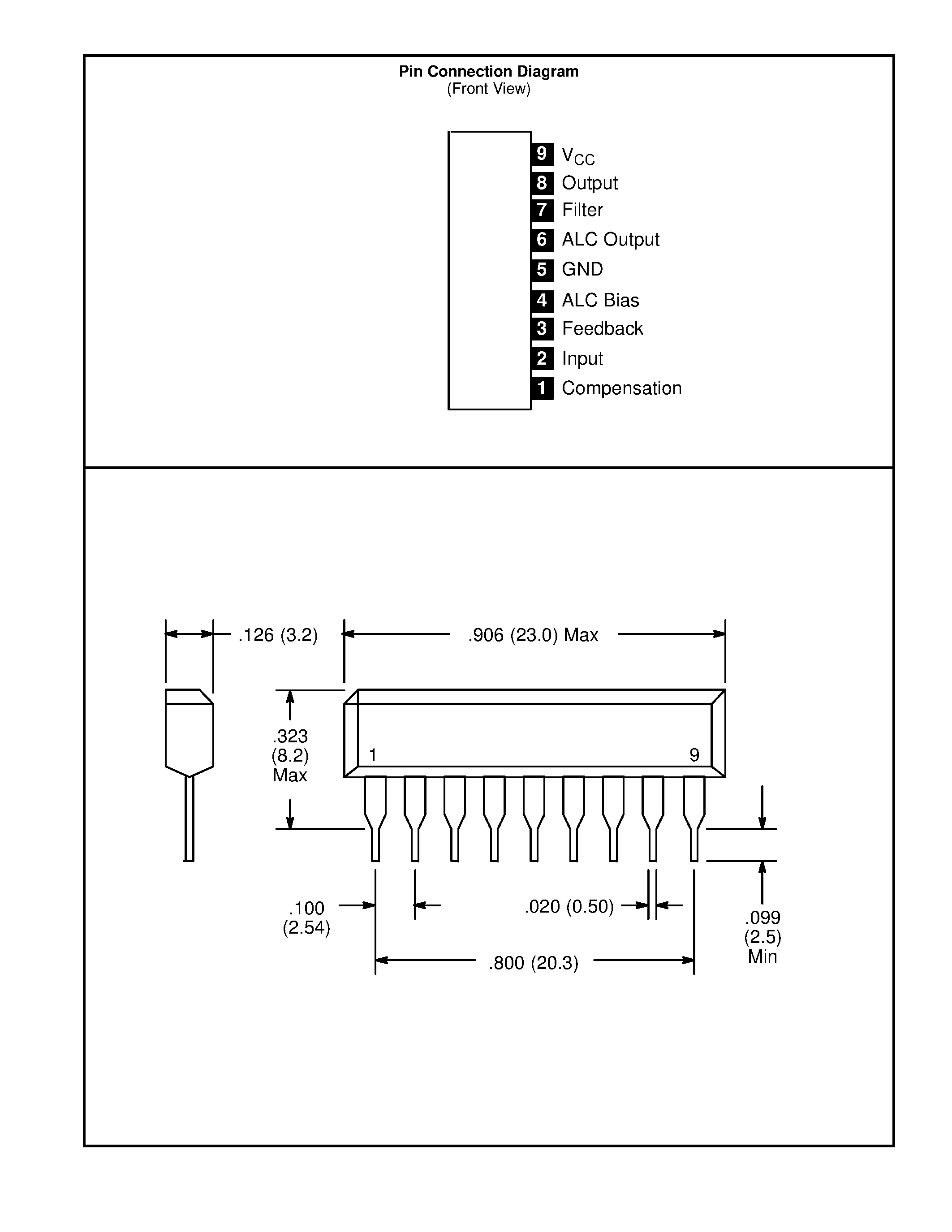 Даташит на микросхему NTE1466 страница 2 Даташит NTE1466 - Integrated Circuit Preamp w/ALC Transistors страница 2
