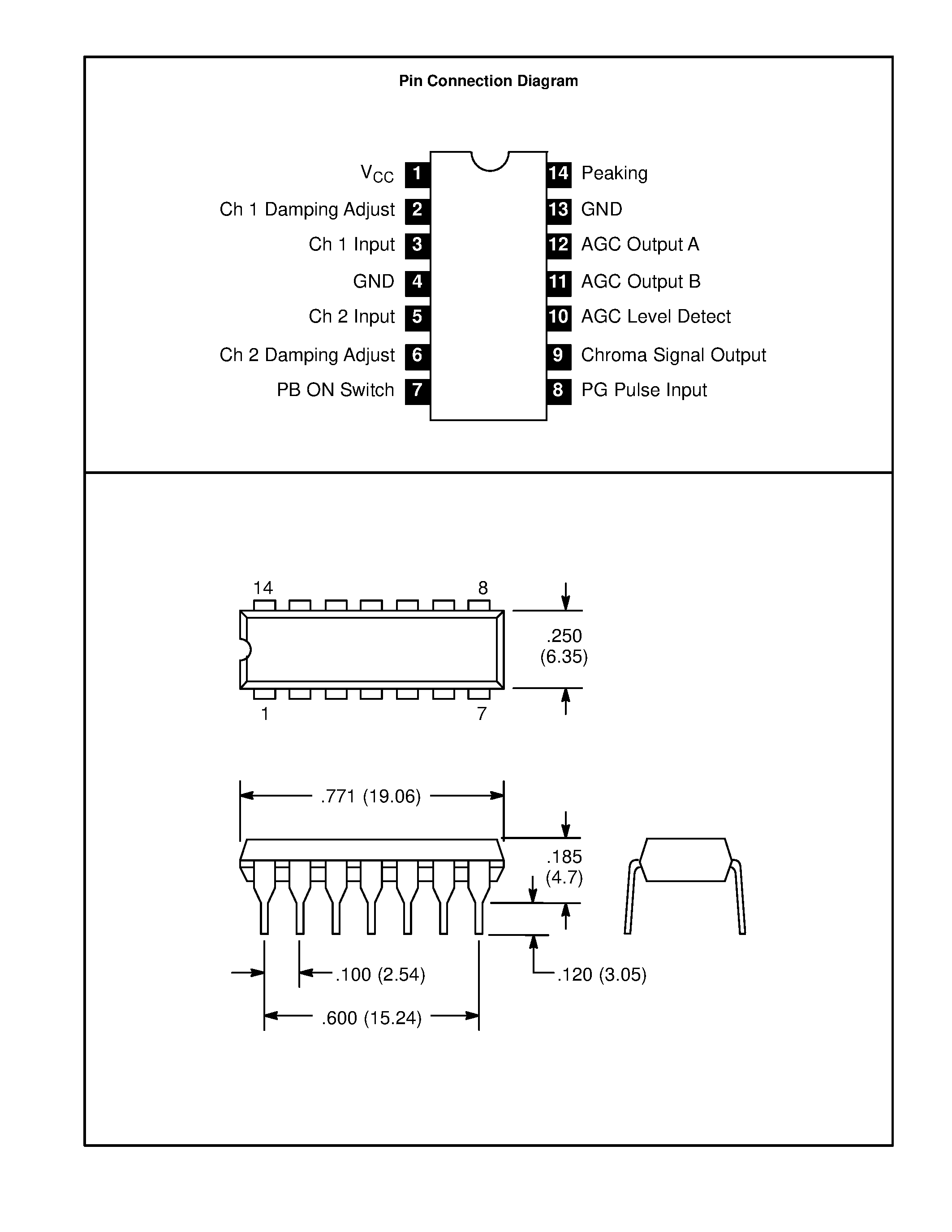 Datasheet NTE15043 - Integrated Circuit Head Amplifier Circuit for 2 Head VCR page 2