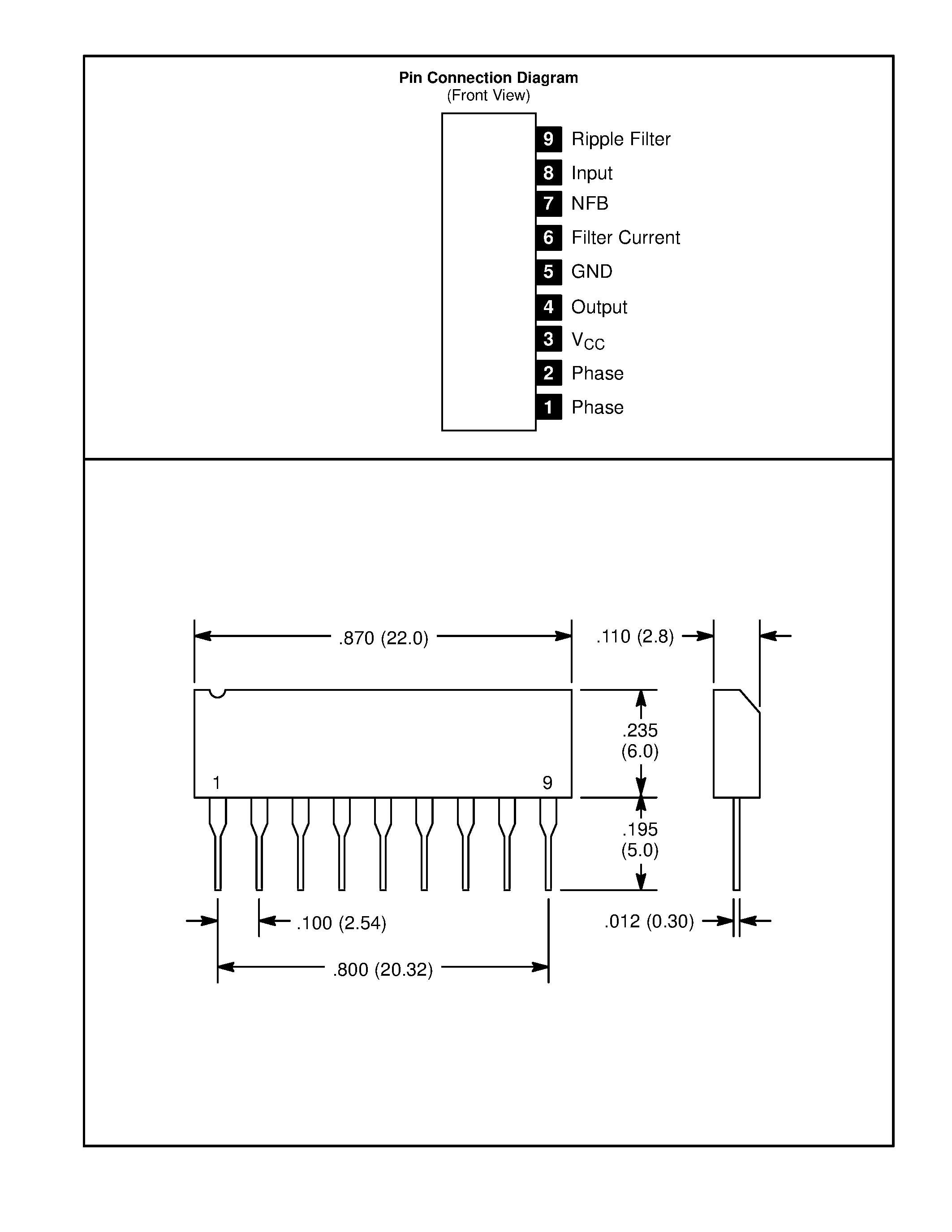 Datasheet NTE1612 - Integrated Circuit AF PO / 0.7W for Battery Use page 2