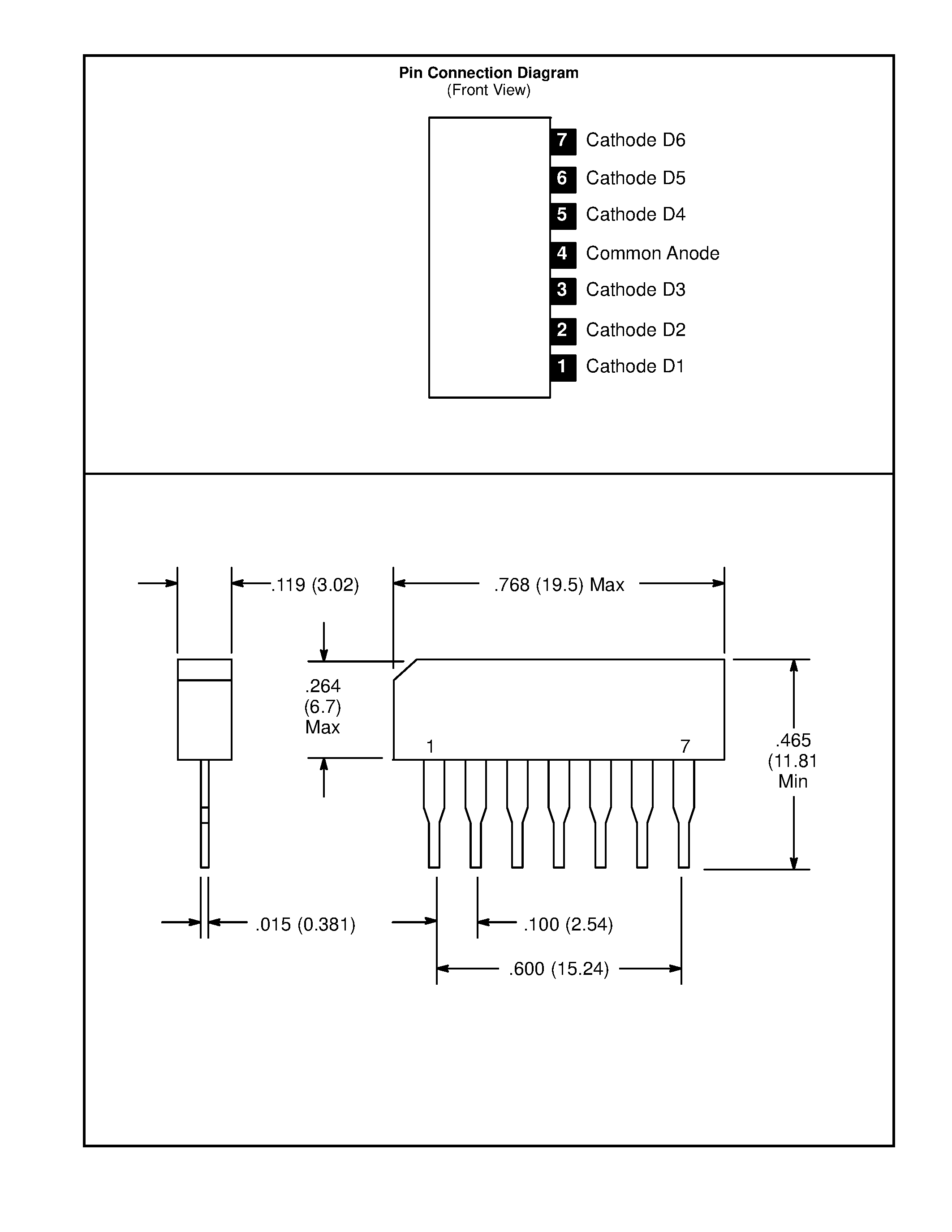 Datasheet NTE1680 - Integrated Circuit High Speed / 6 Diode Array / Common Anode page 2