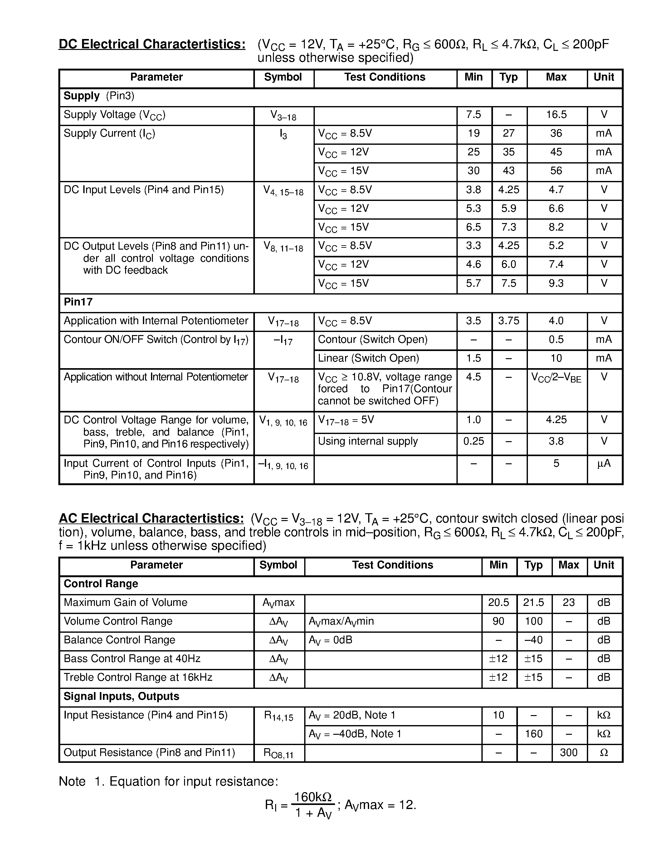 Даташит NTE1803 - Integrated Circuit Stereo Audio Control страница 2