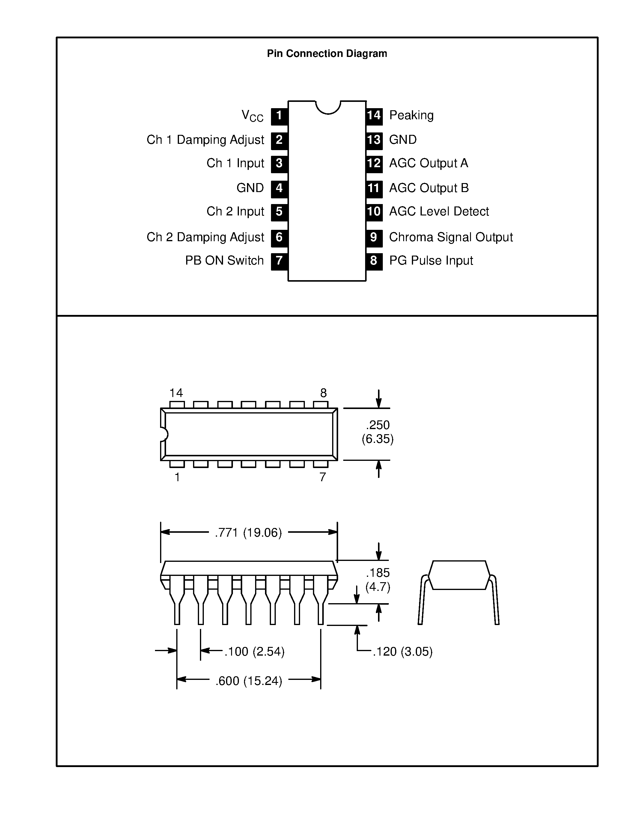 Datasheet NTE1807 - Integrated Circuit Head Amplifier Circuit for 2 Head VCR page 2