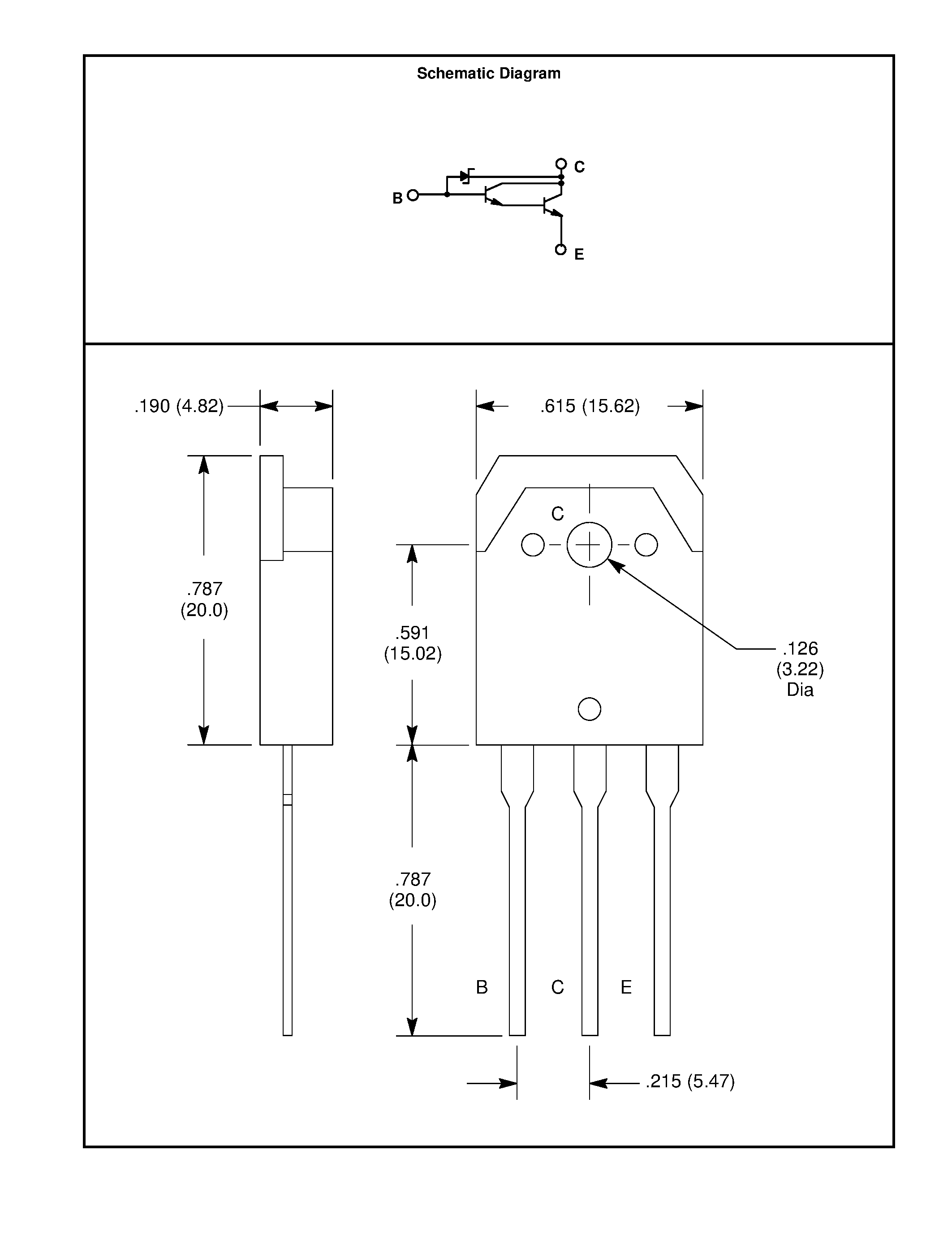 Datasheet NTE2335 - Silicon NPN Transistor Darlington w/Internal Zener Diode for Line Operated TV page 2