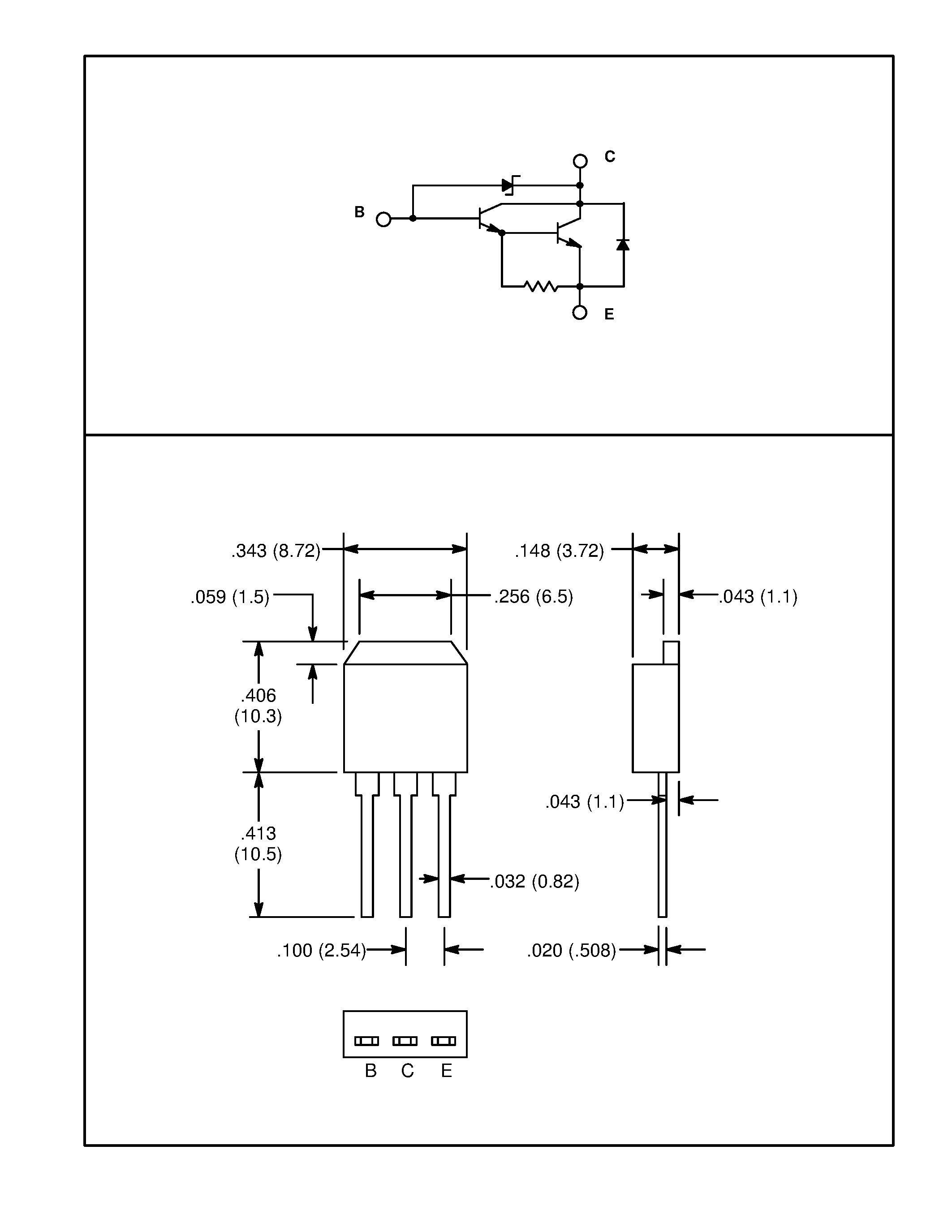 Datasheet NTE2340 page 2 Datasheet NTE2340 - Silicon NPN Transistor Darlington Power Amp / Switch page 2