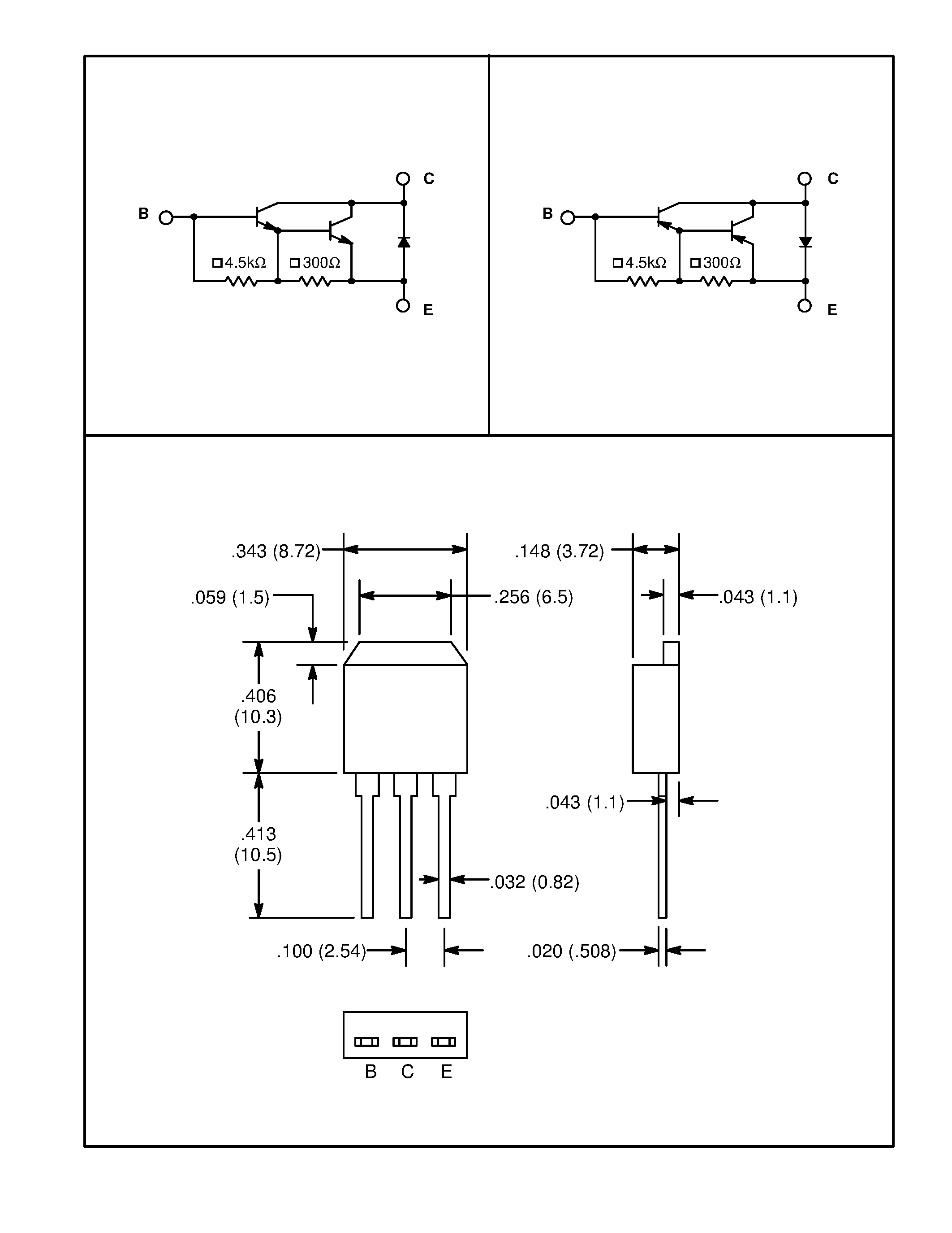 Datasheet NTE2351 - Silicon Complementary Transistors Darlington Power Amp / Switch page 2