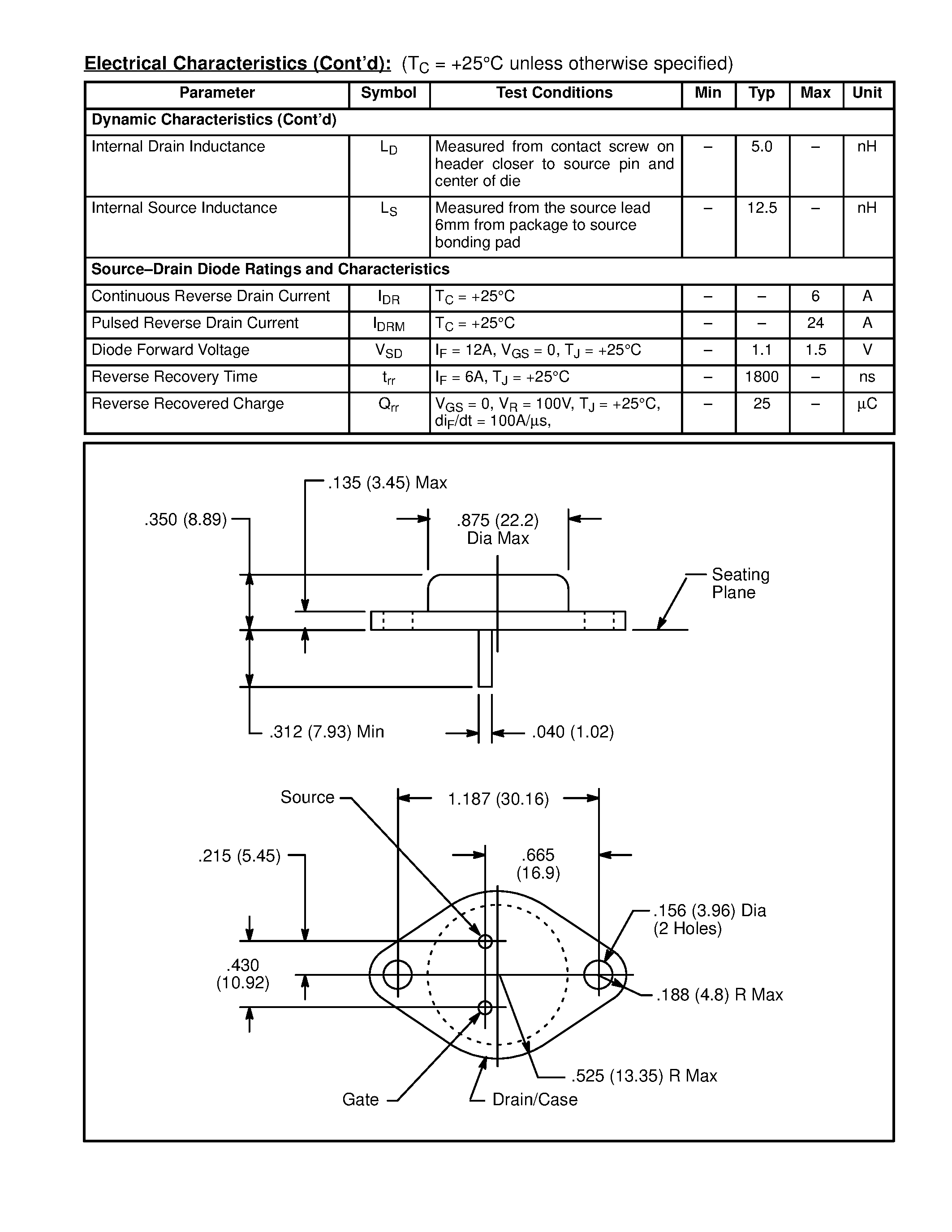 Datasheet NTE2384 - MOSFET N-Channel Enhancement Mode / High Speed Switch page 2